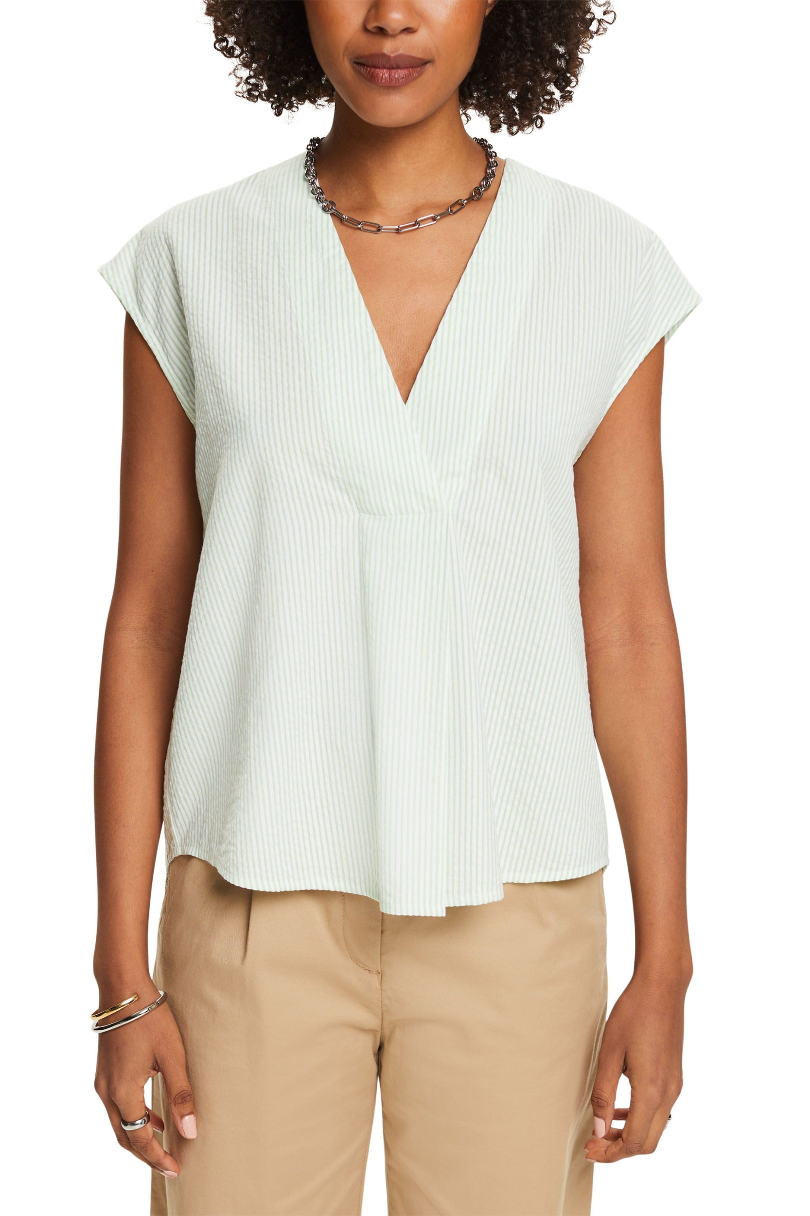 Women Blouses woven sleeveless #2