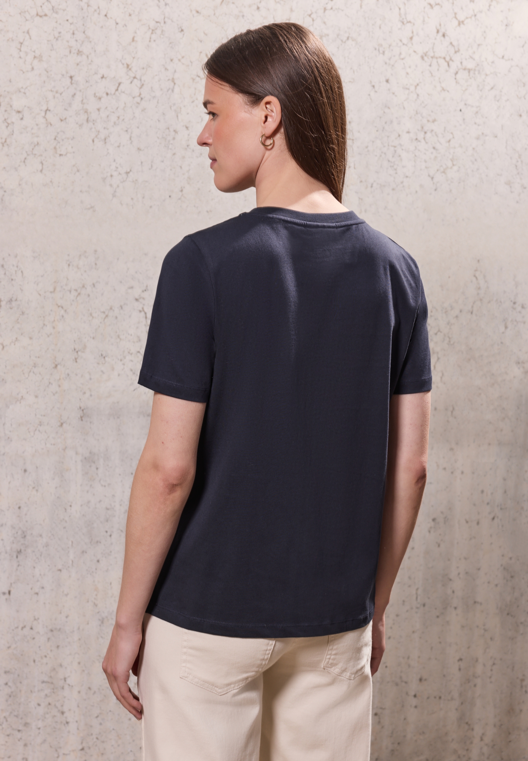 basic partprint shirt #4