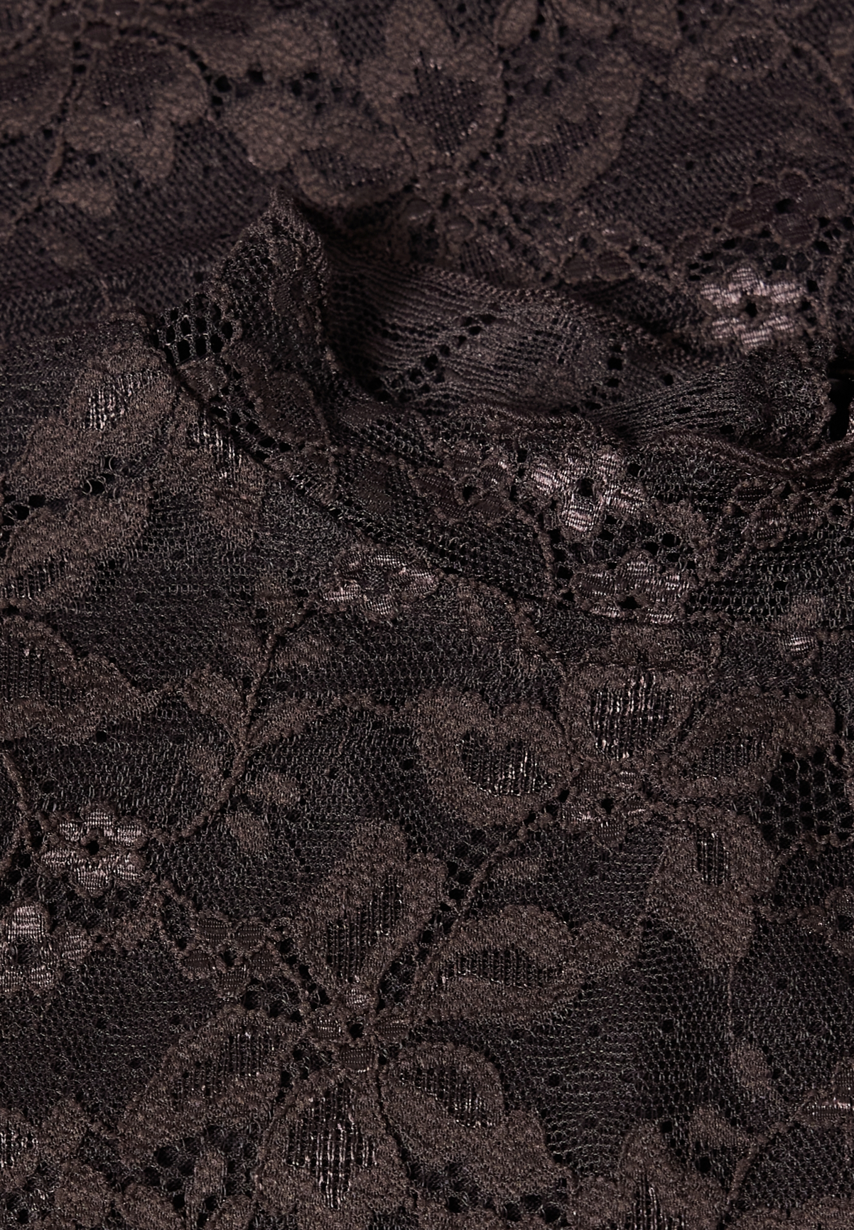 LTD QR lace turtle neck shirt #2