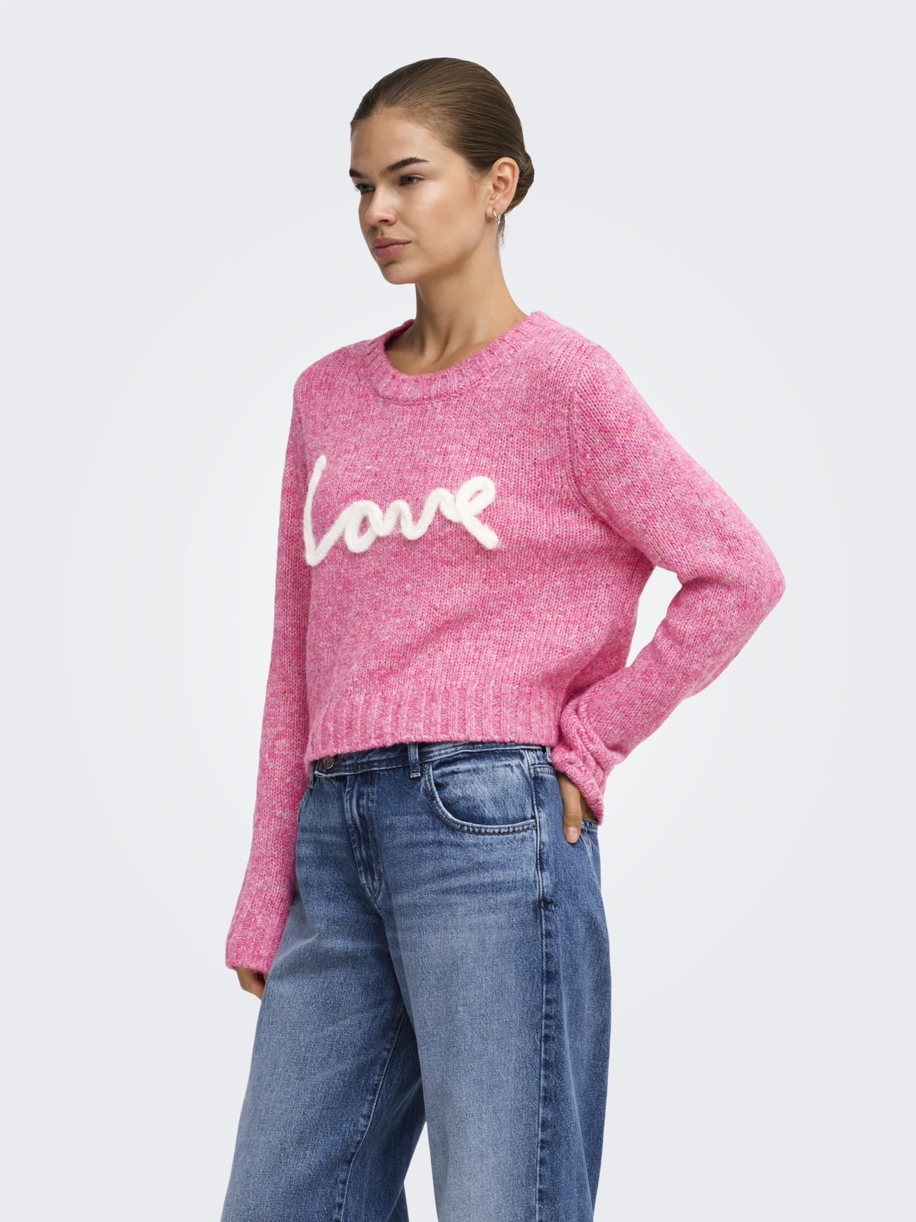 ONLSMILLA LS TEXT DETAIL O-NECK CCKNT #4