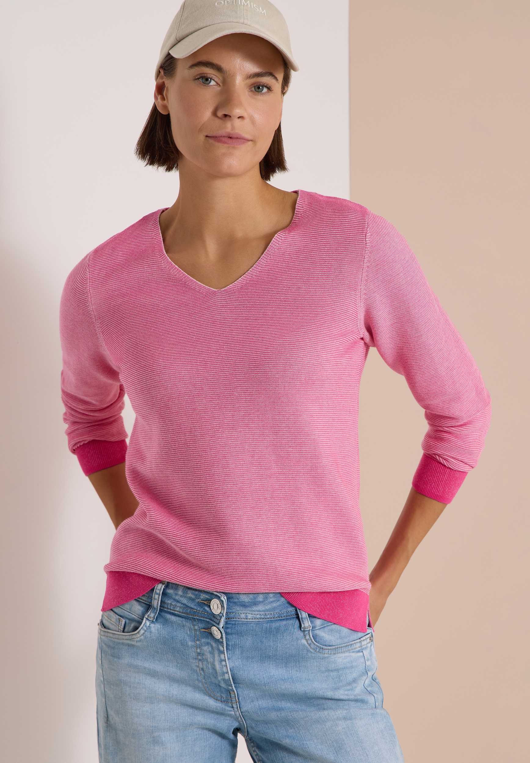 NOS 2-Tone V-Neck #3