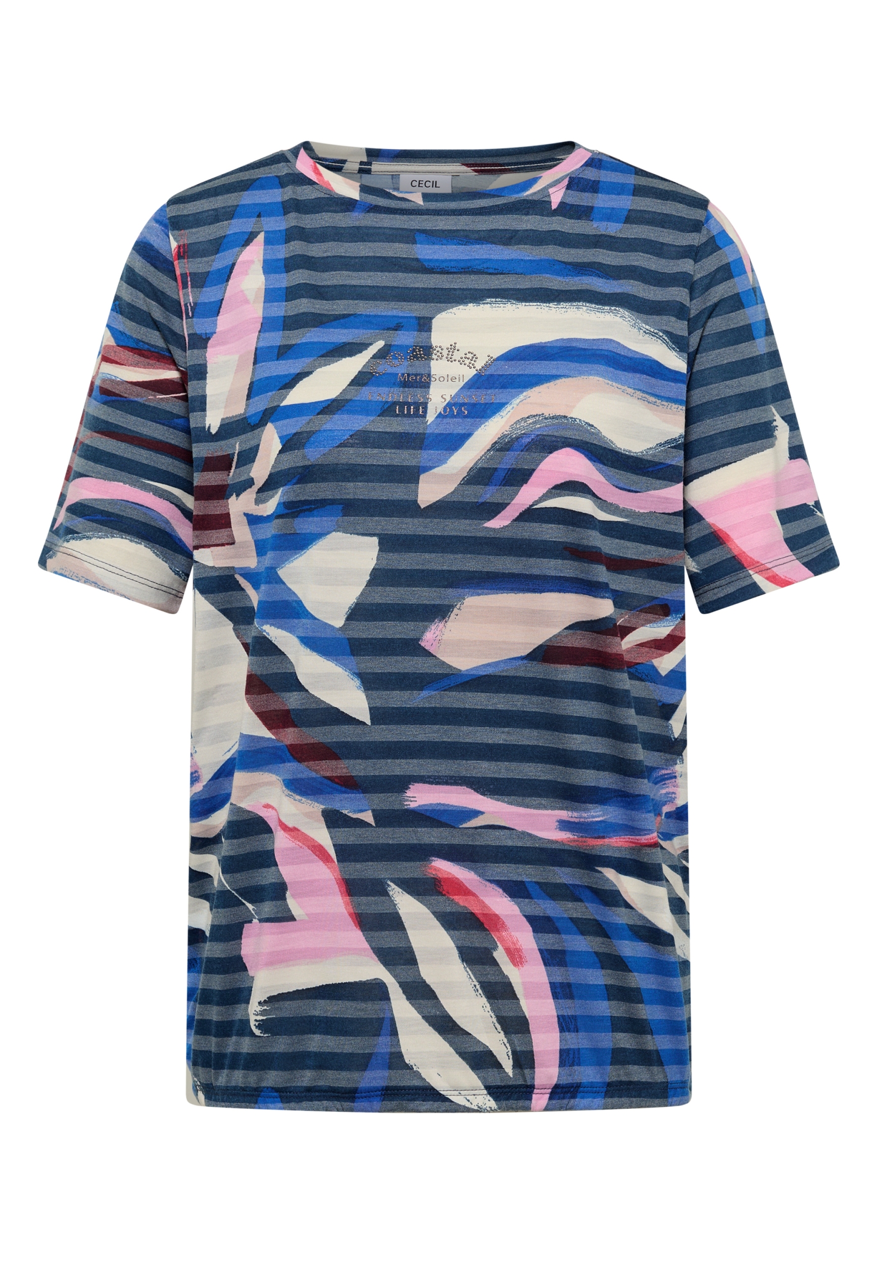 TOS Striped Burnout FP T-Shirt #1
