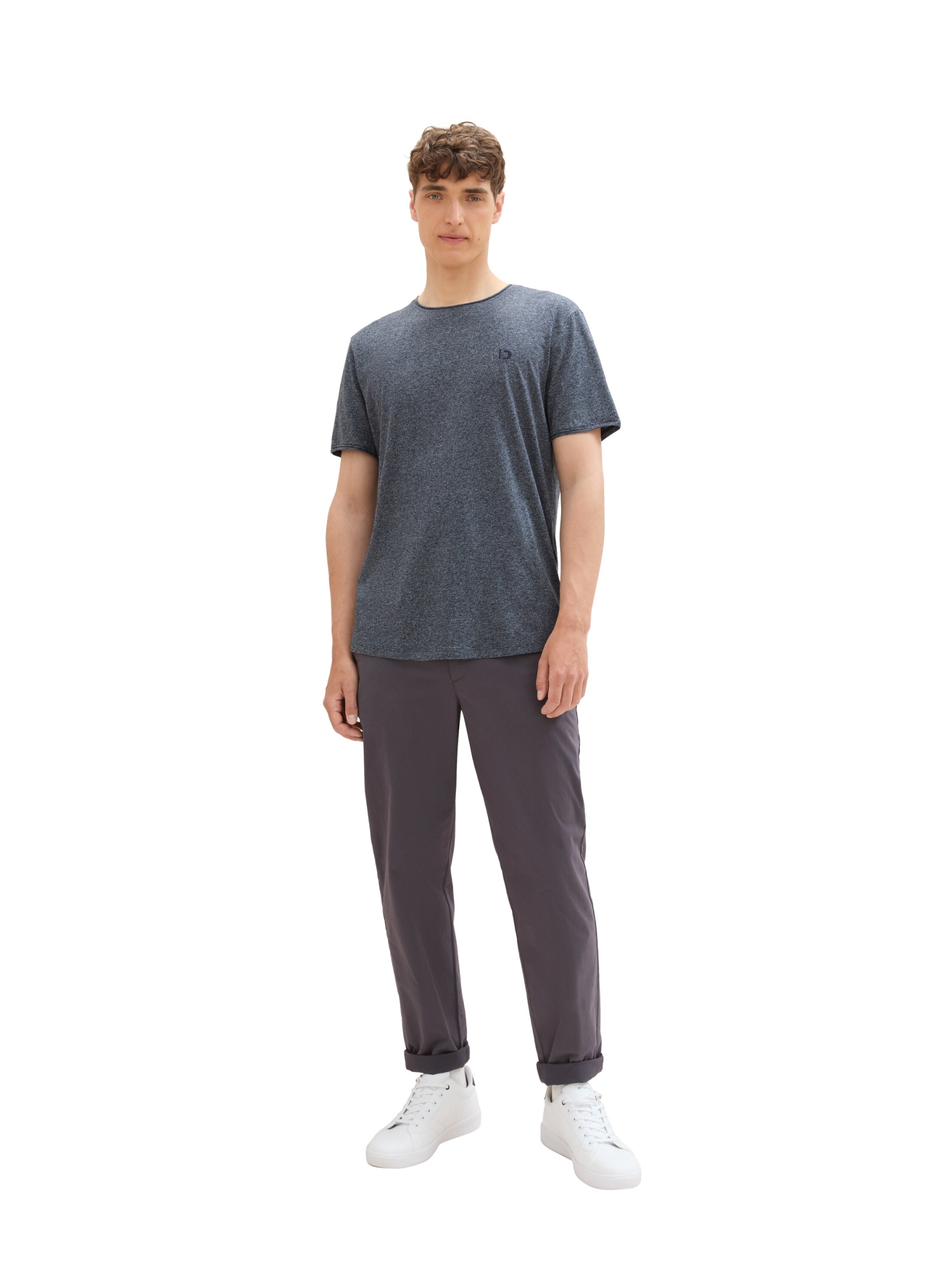 T-Shirt in Melange Optik #8