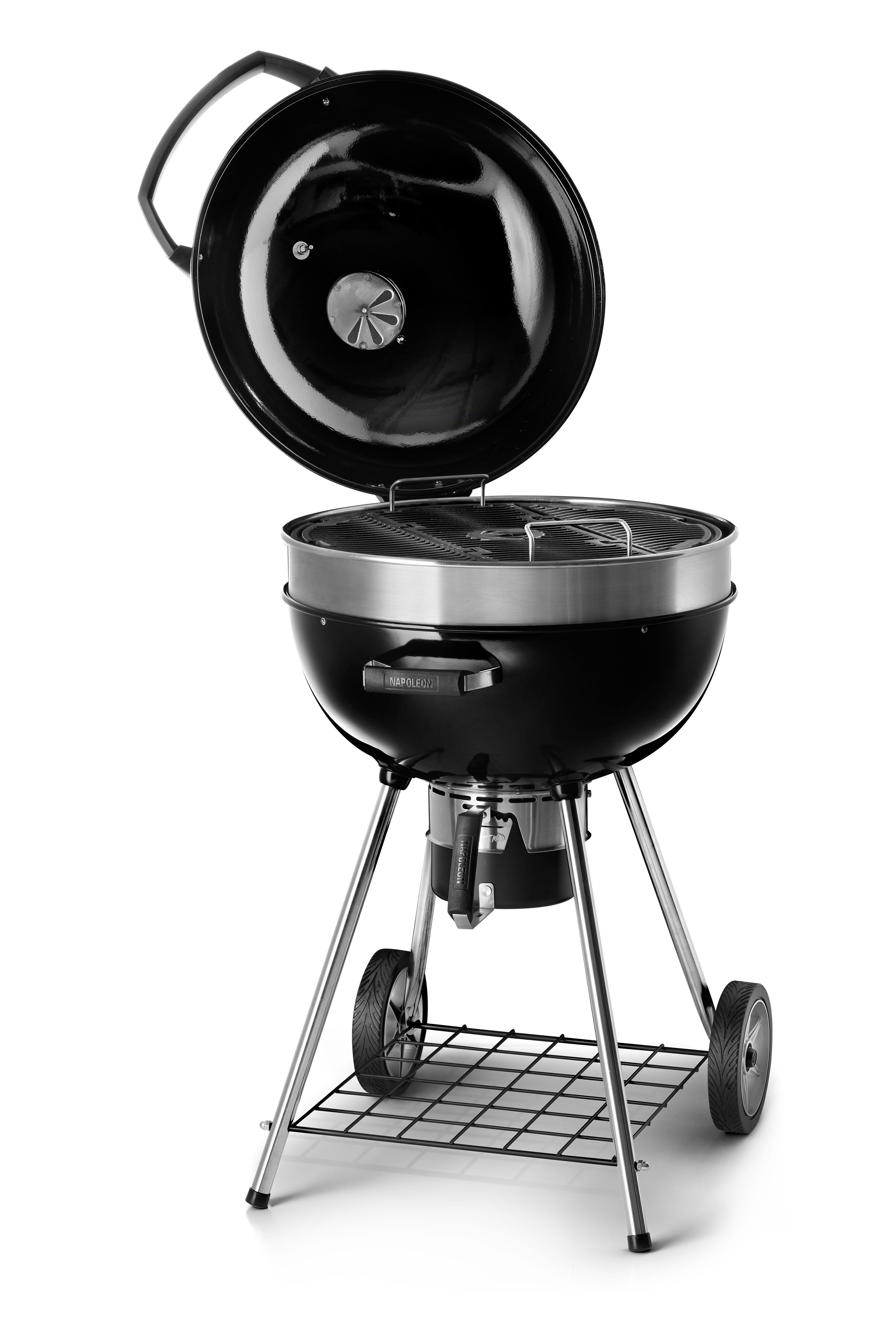 Holzkohle Kugelgrill O 57cm mit Deckelscharnier