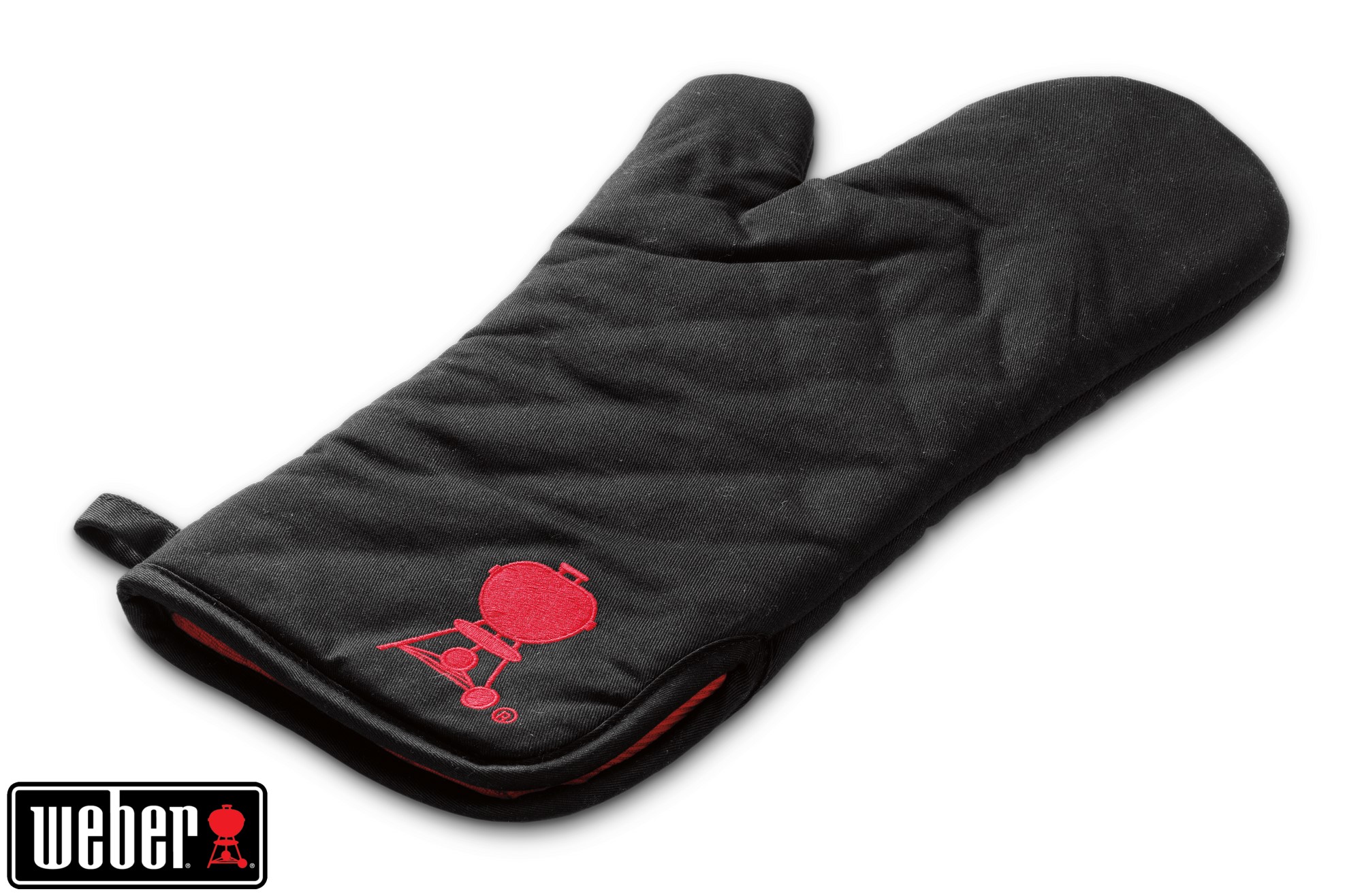 Weber Grillhandschuh Schwarz mit rotem K #1