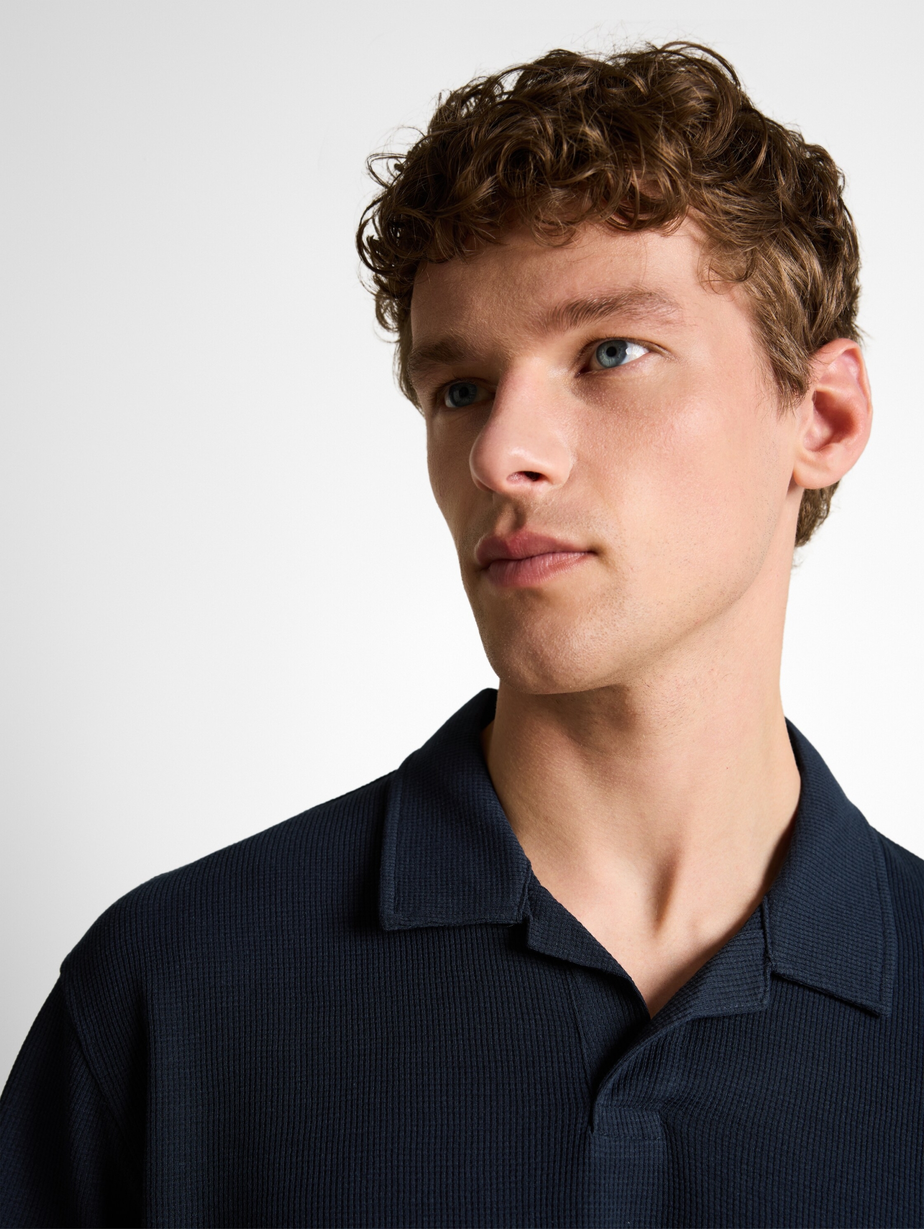 relaxed structured polo #6