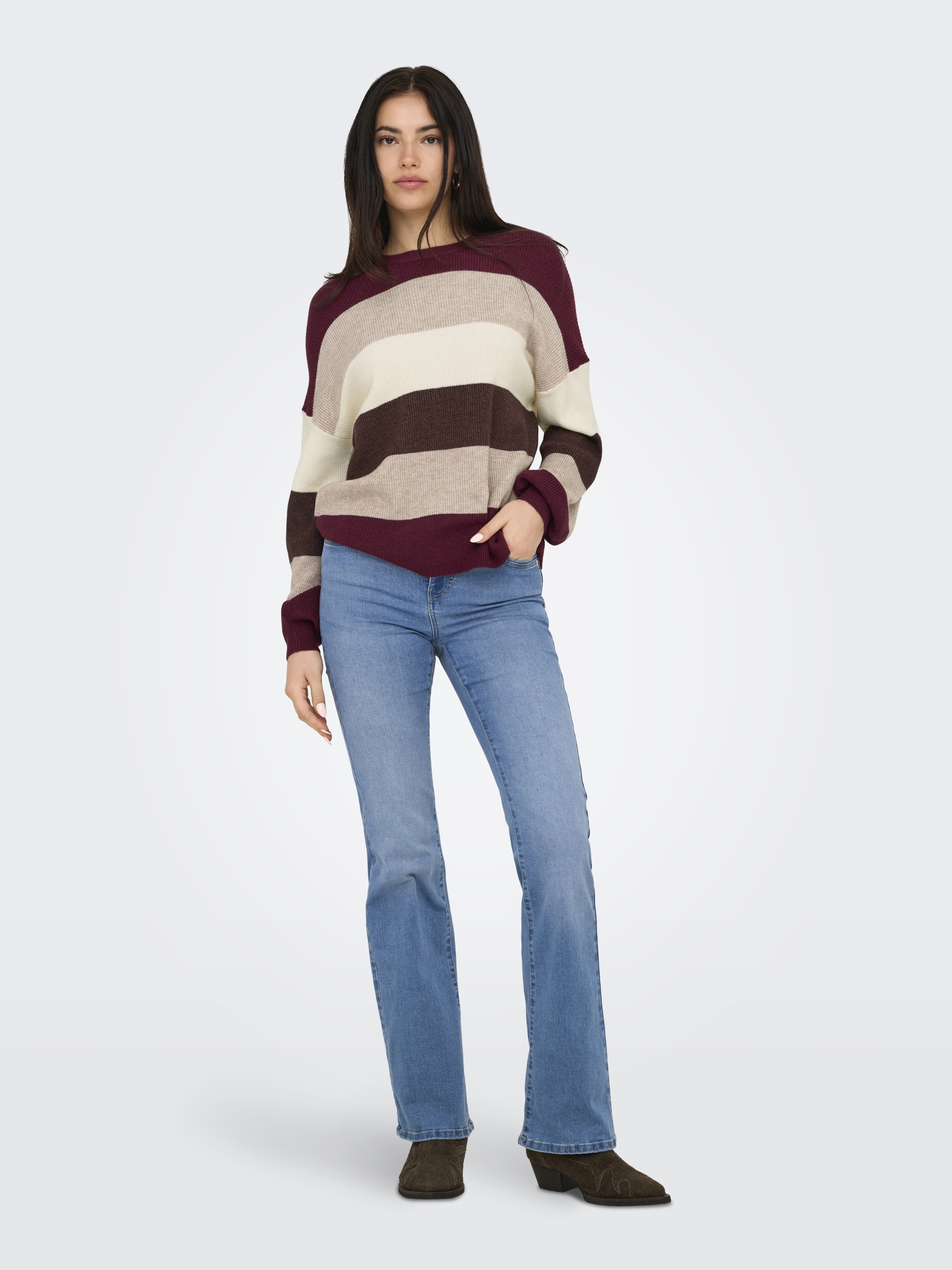 ONLATIA L/S STRIPE PULLOV KNT NOOS #6