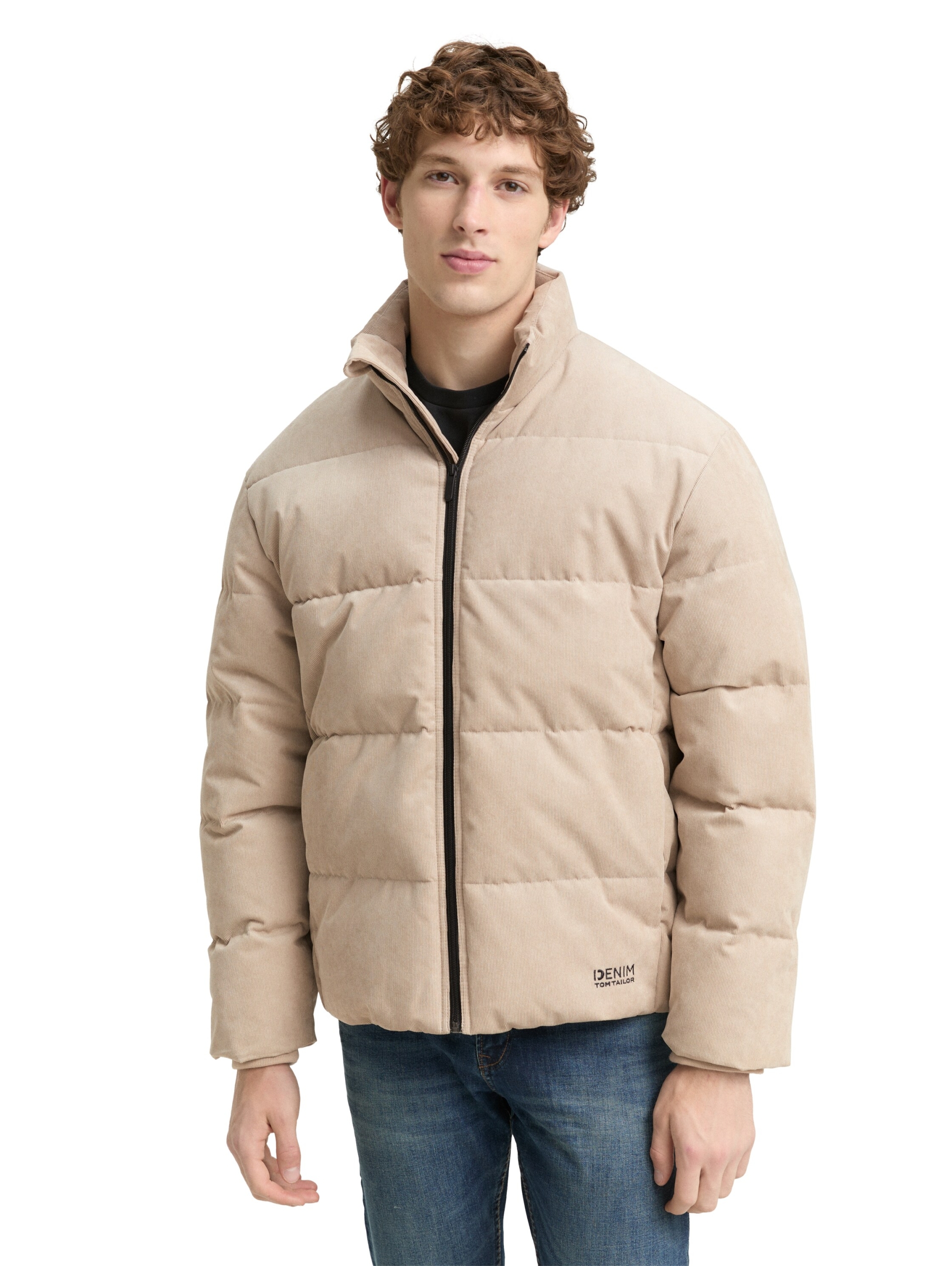 corduroy stand-up puffer #5