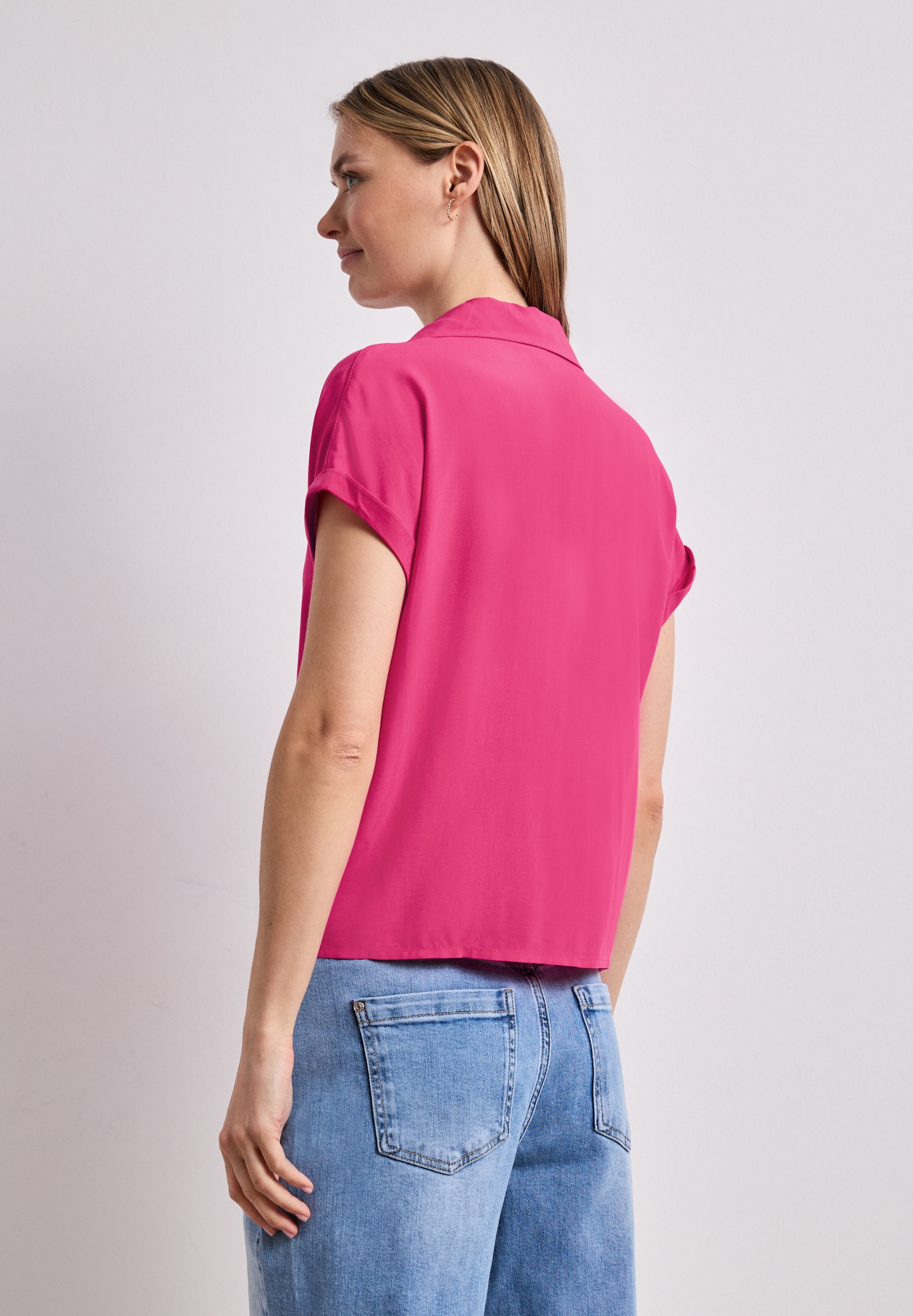 Buttoned blouse w bowling coll #4