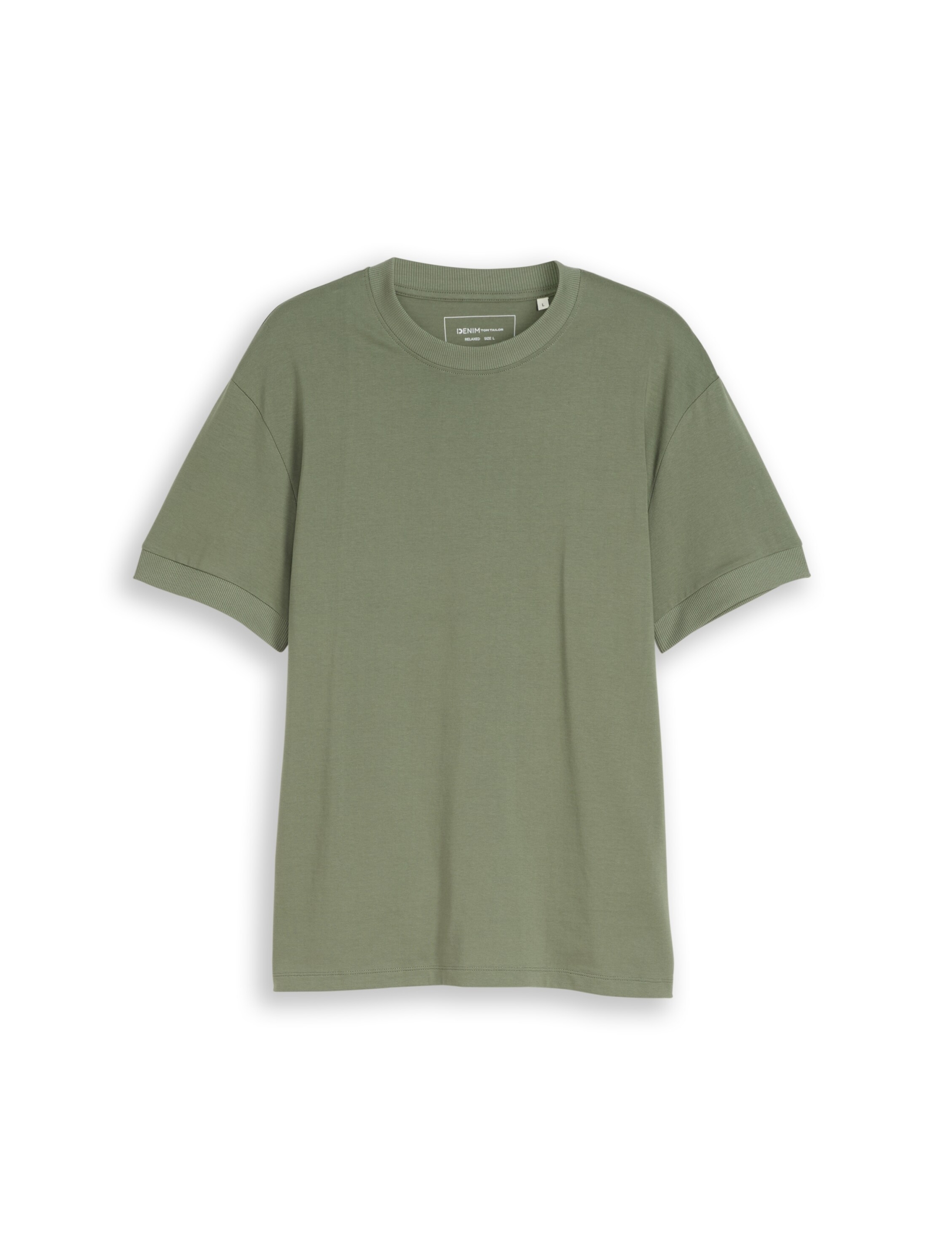 relaxed rib sleeve t-shirt #1