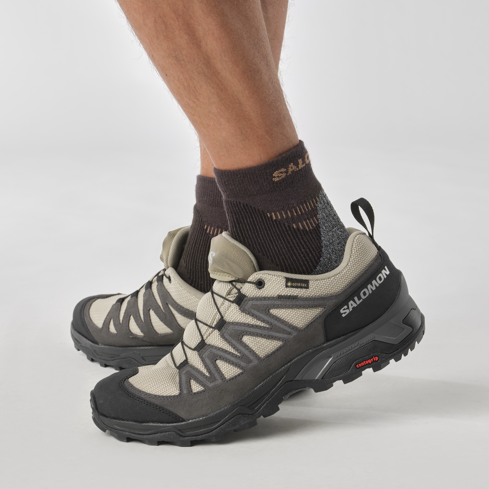 SHOES X WARD LEATHER GTX Vinkha/Black/Pe #7