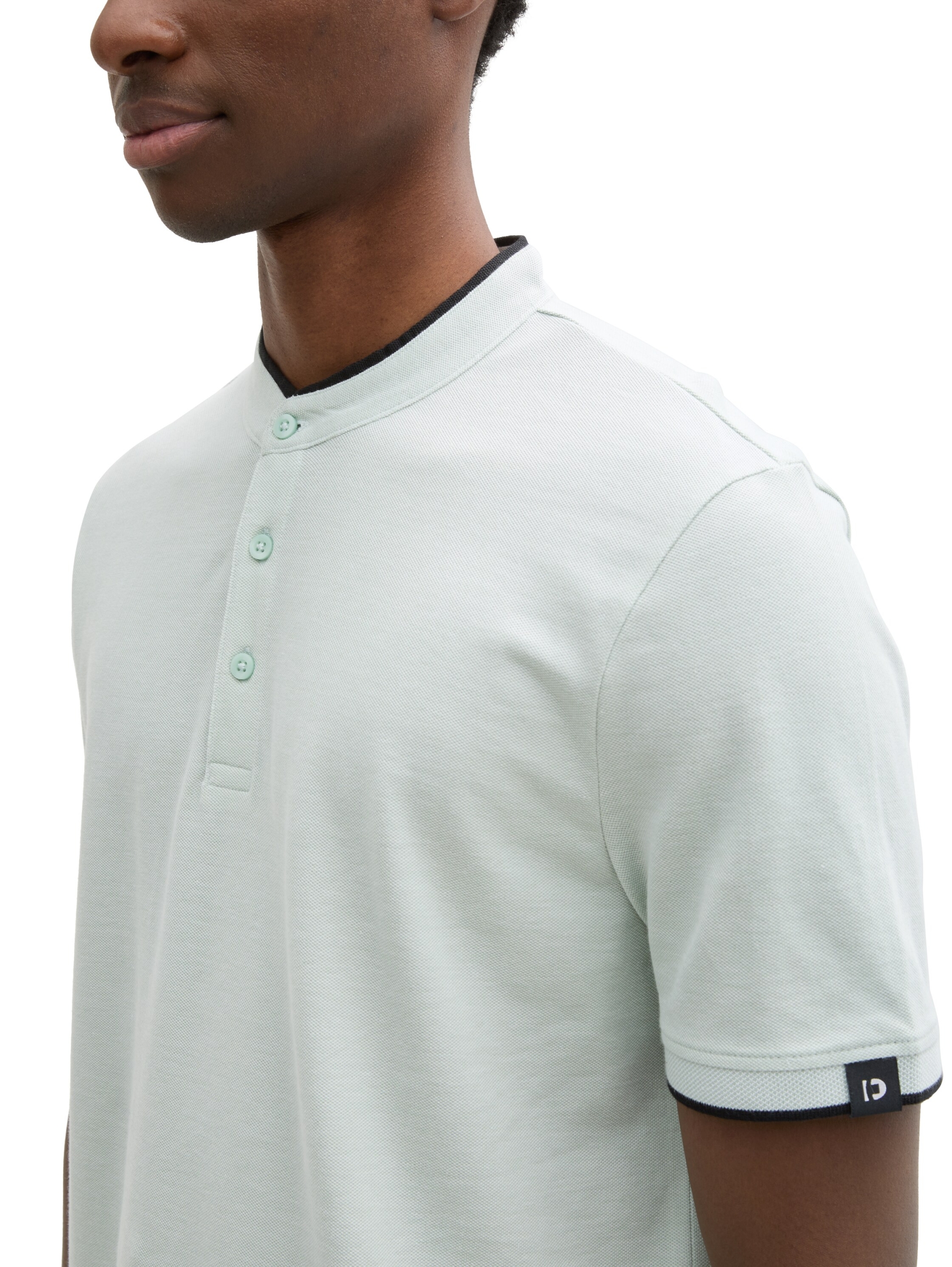stand up collar polo #5