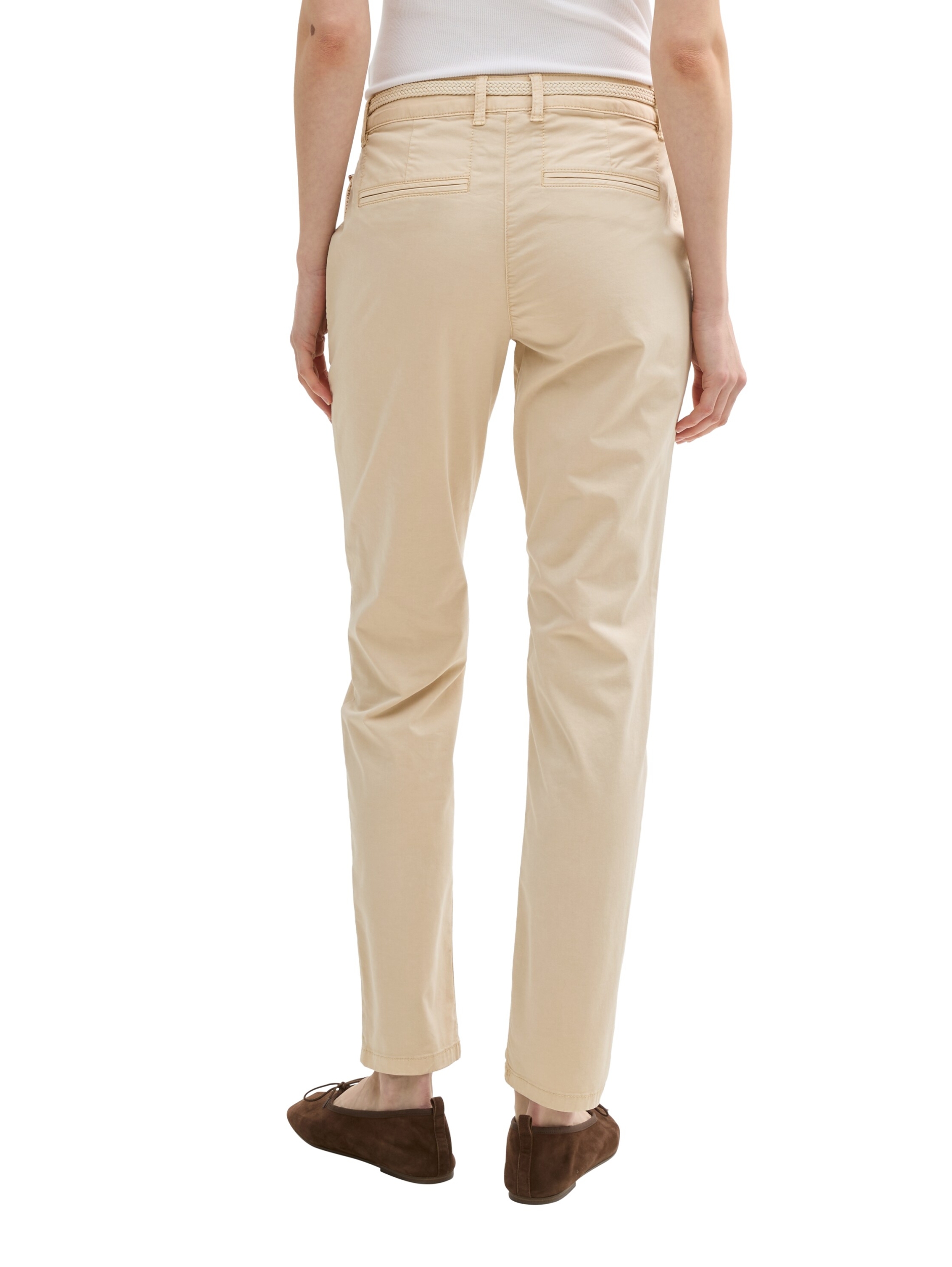 Slim Chino Hose mit Gürtel #4