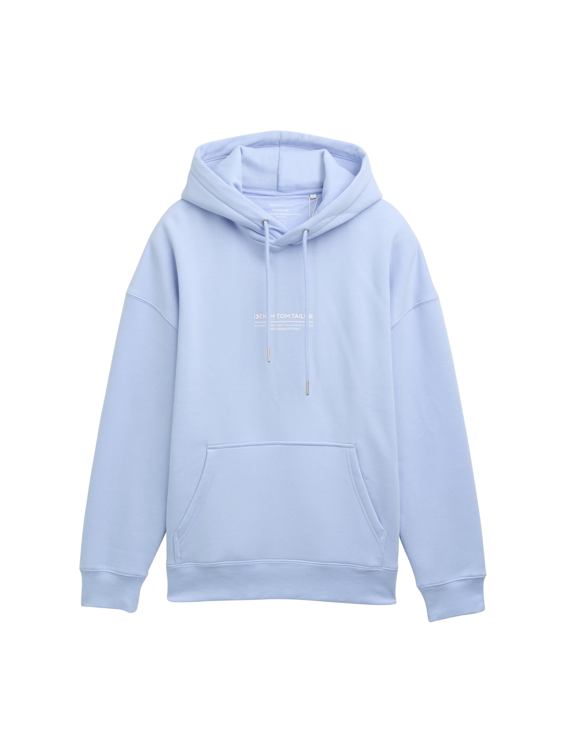 Relaxed Hoodie Sweatshirt mit Logo Print #1