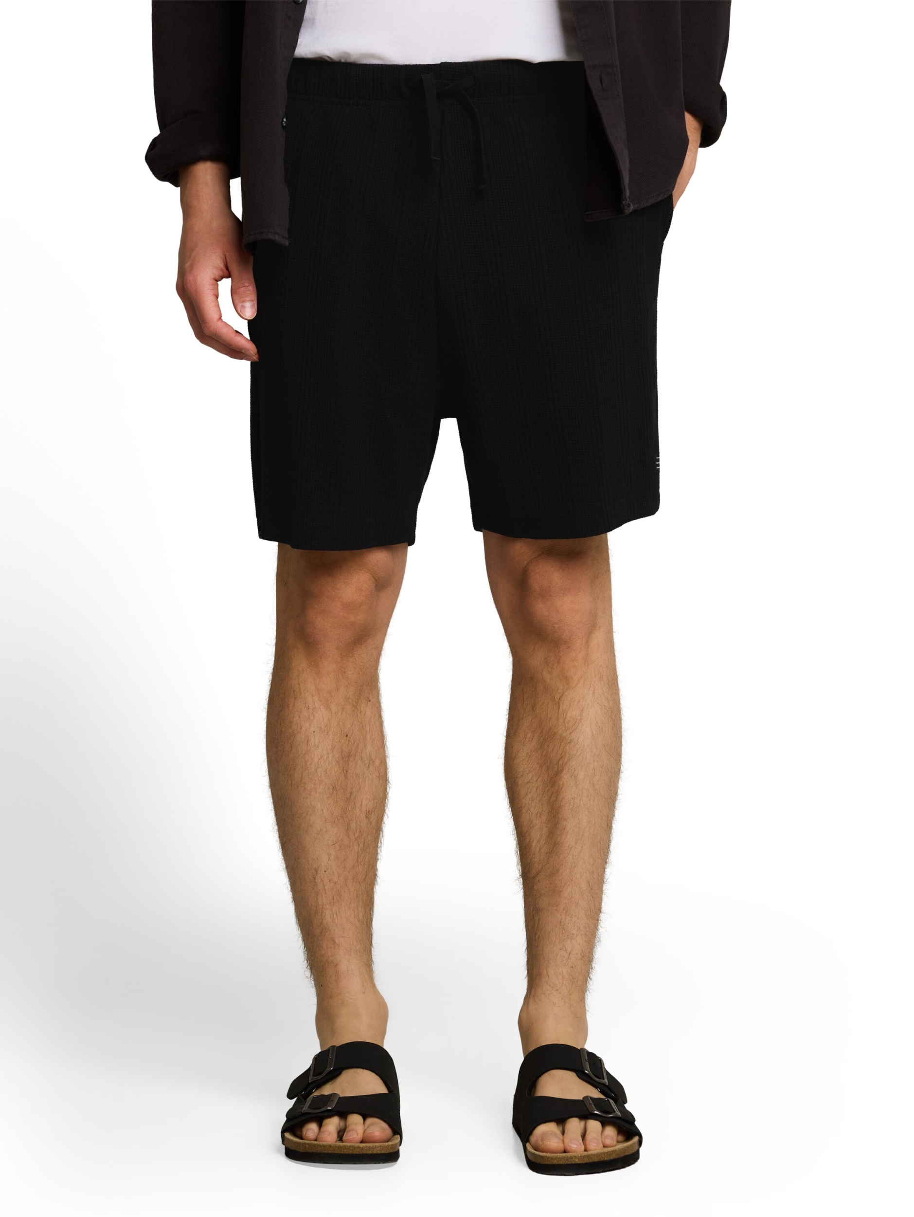 relaxed structured sweat short #2