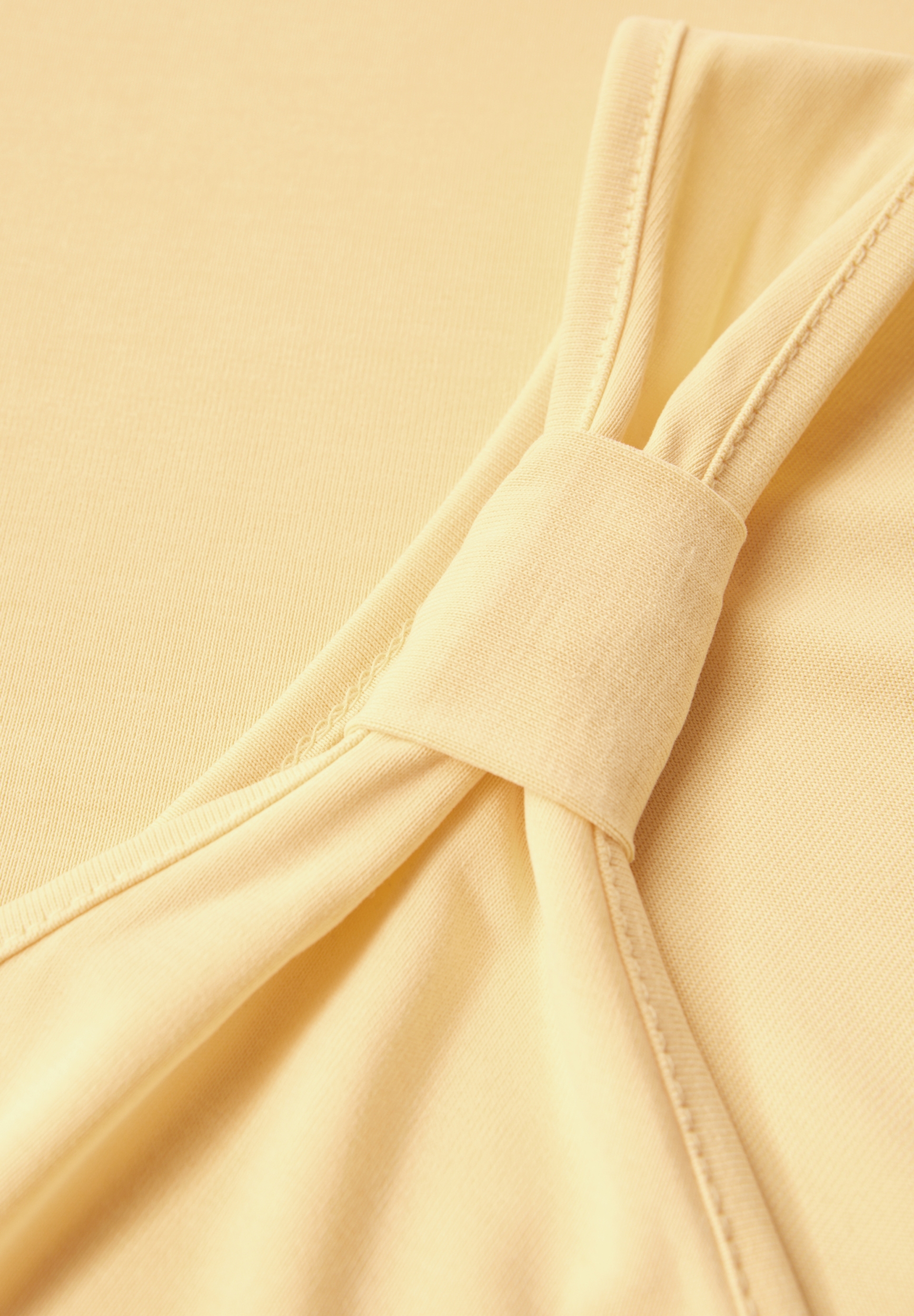 silk look top w.knot detail #2