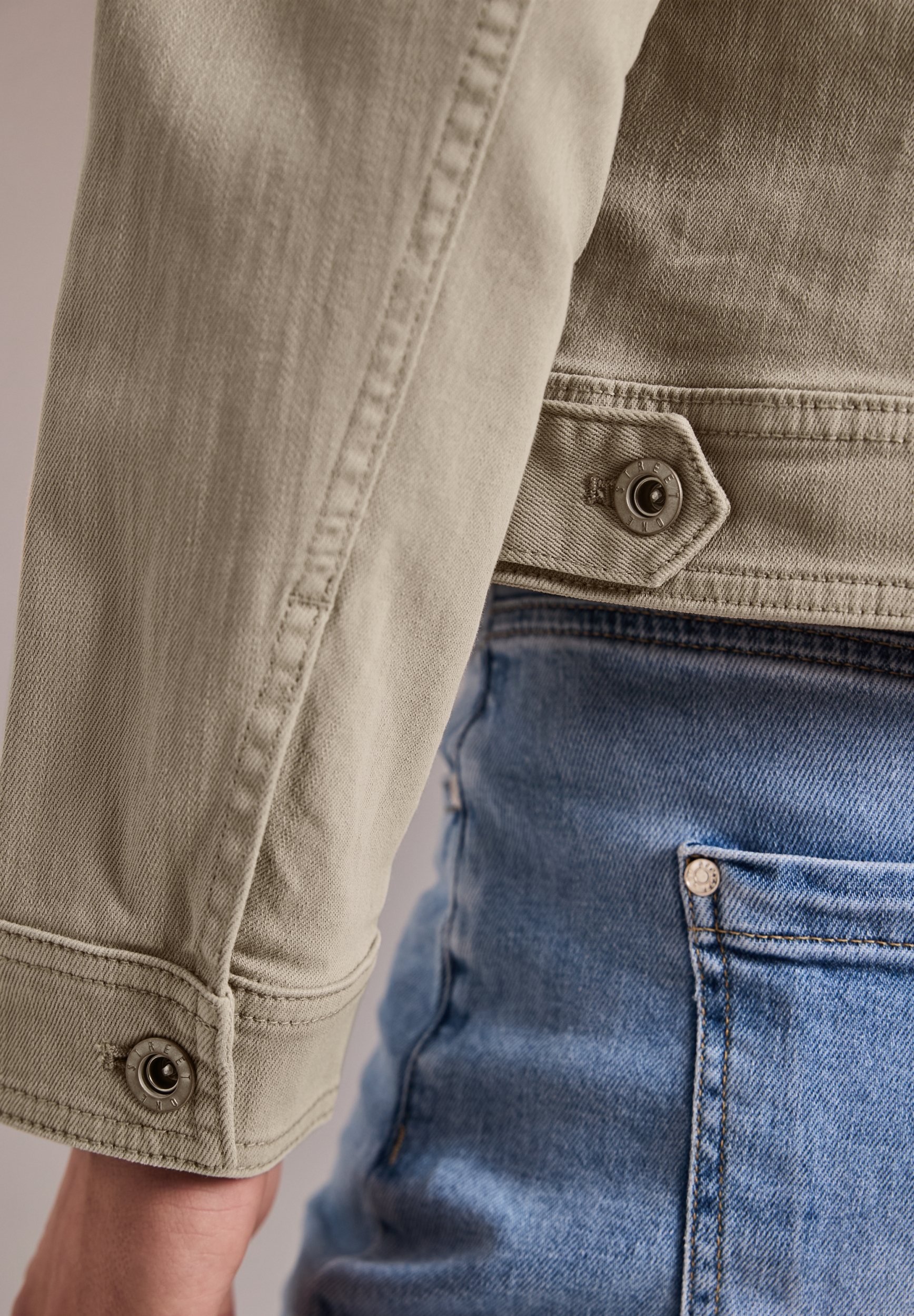 QR Style Jacket.beige washed #7