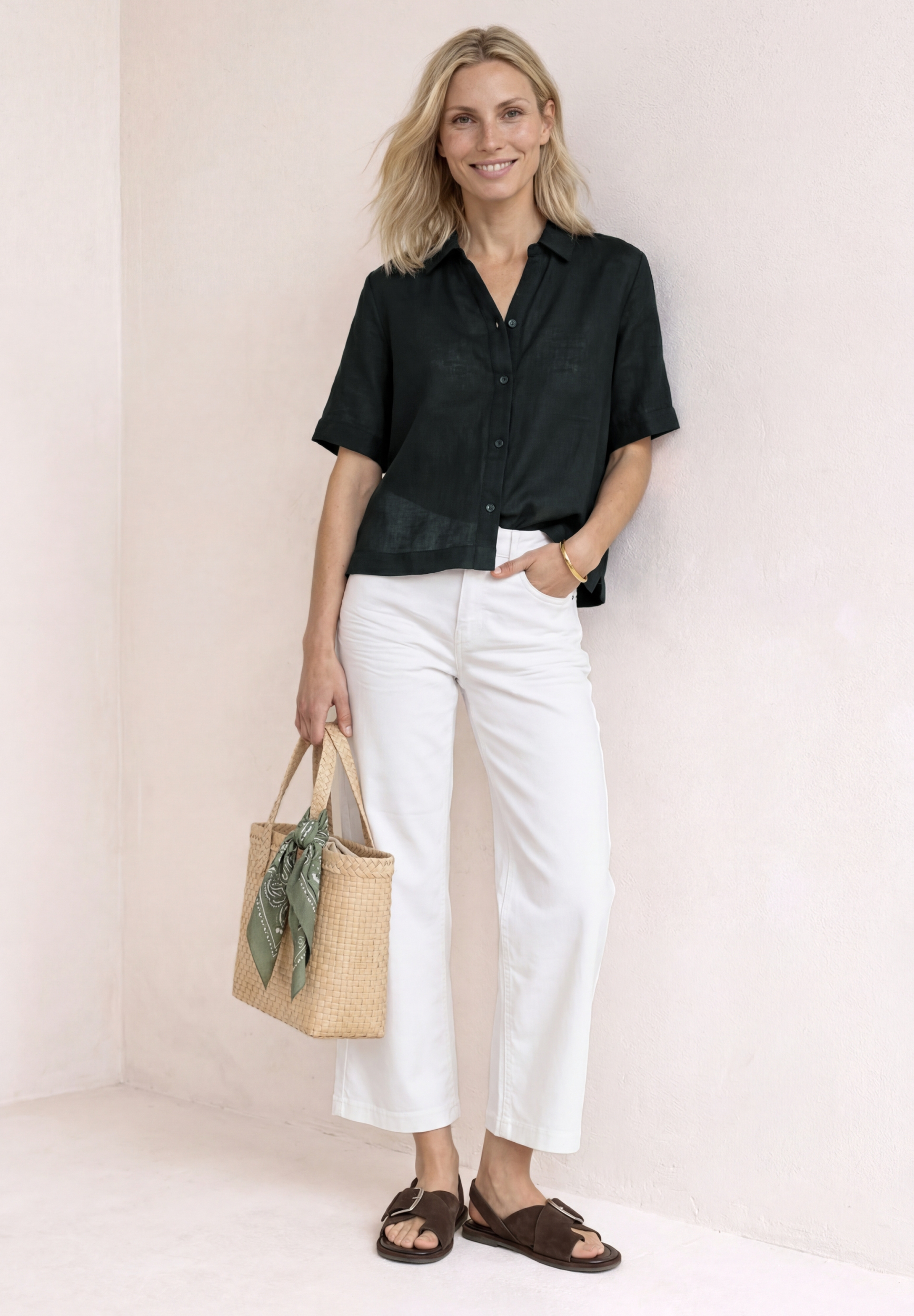LTD QR buttoned shirtcollar bl #5