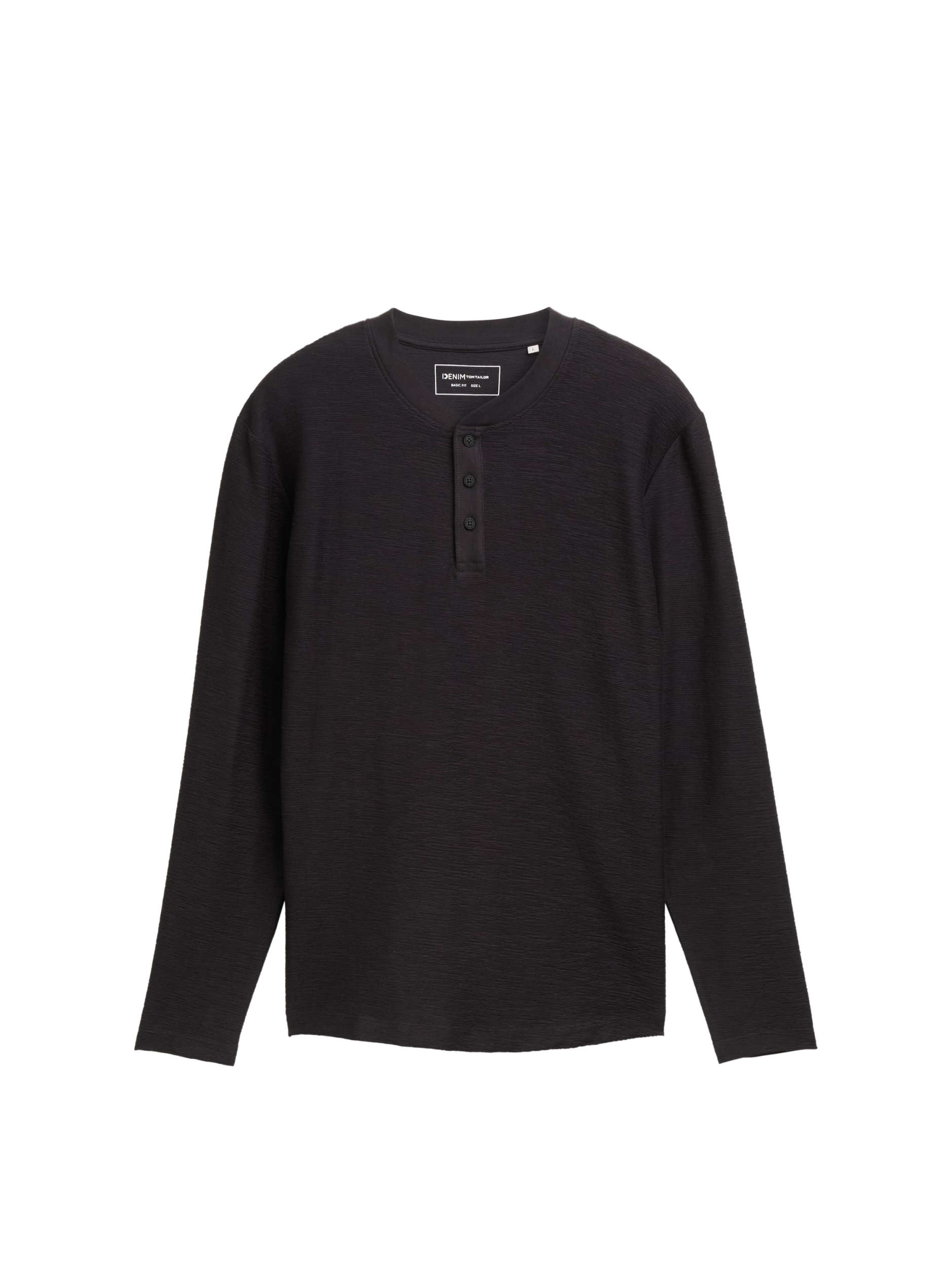structured longsleeve henley #1