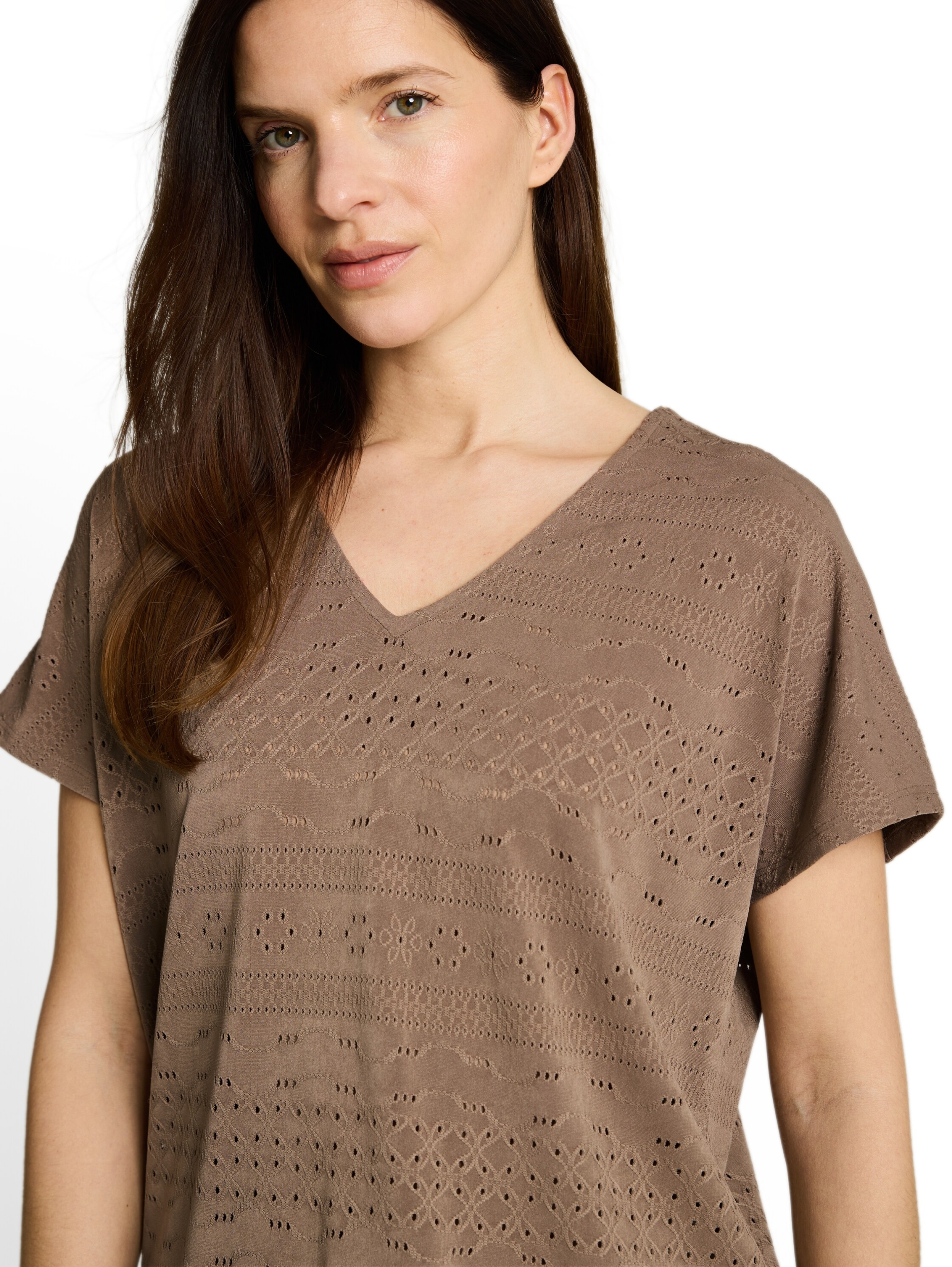 T-shirt v-neck ajour #4