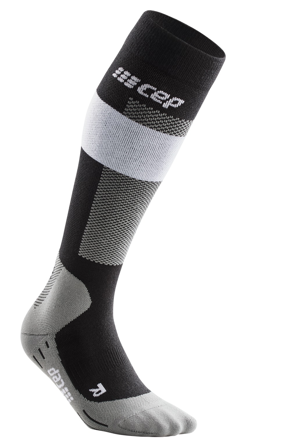 CEP merino socks, skiing, tall, v2, women