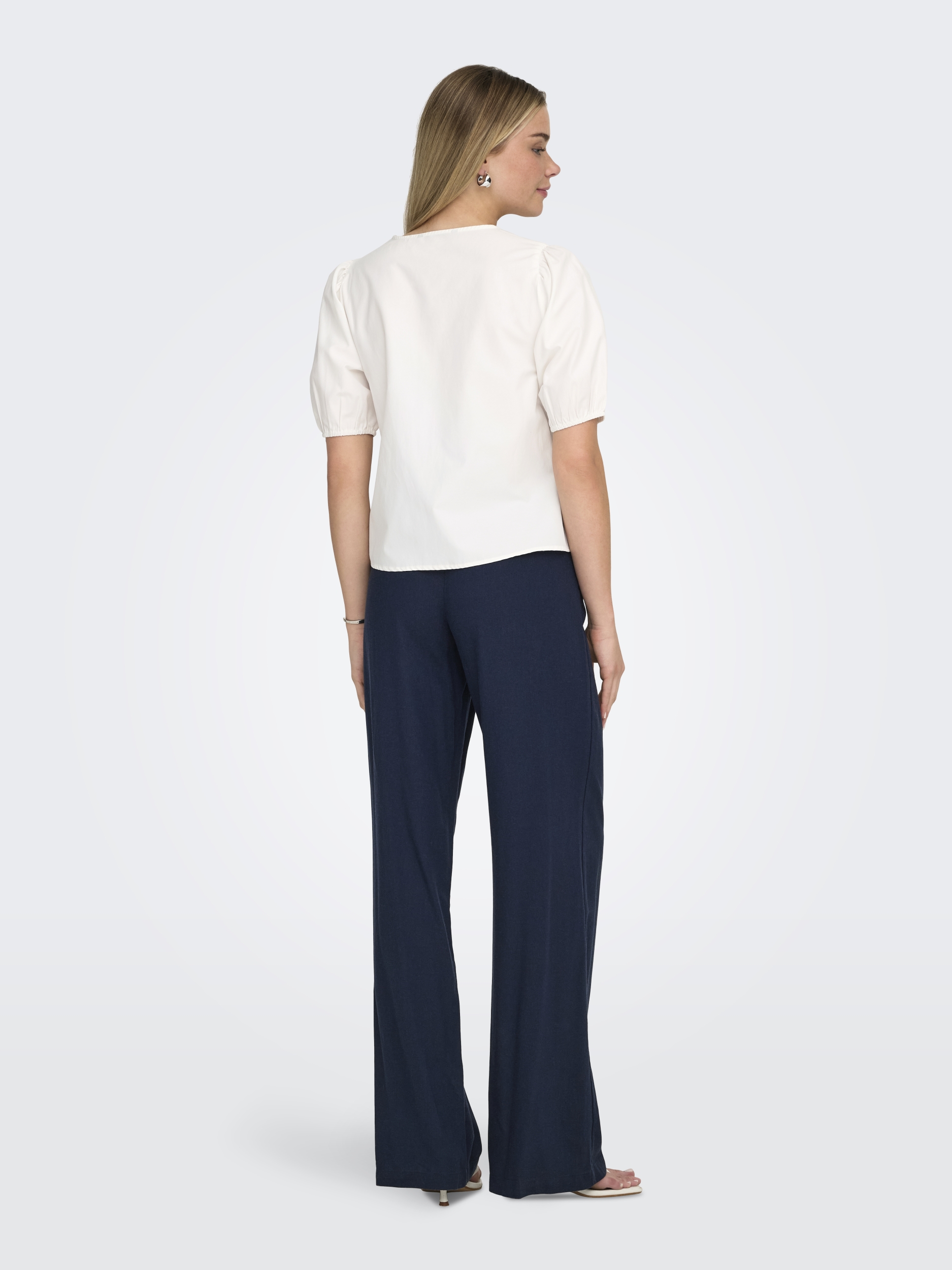 ONLJENNA S/S TIE TWOWAY TOP WVN NOOS #5