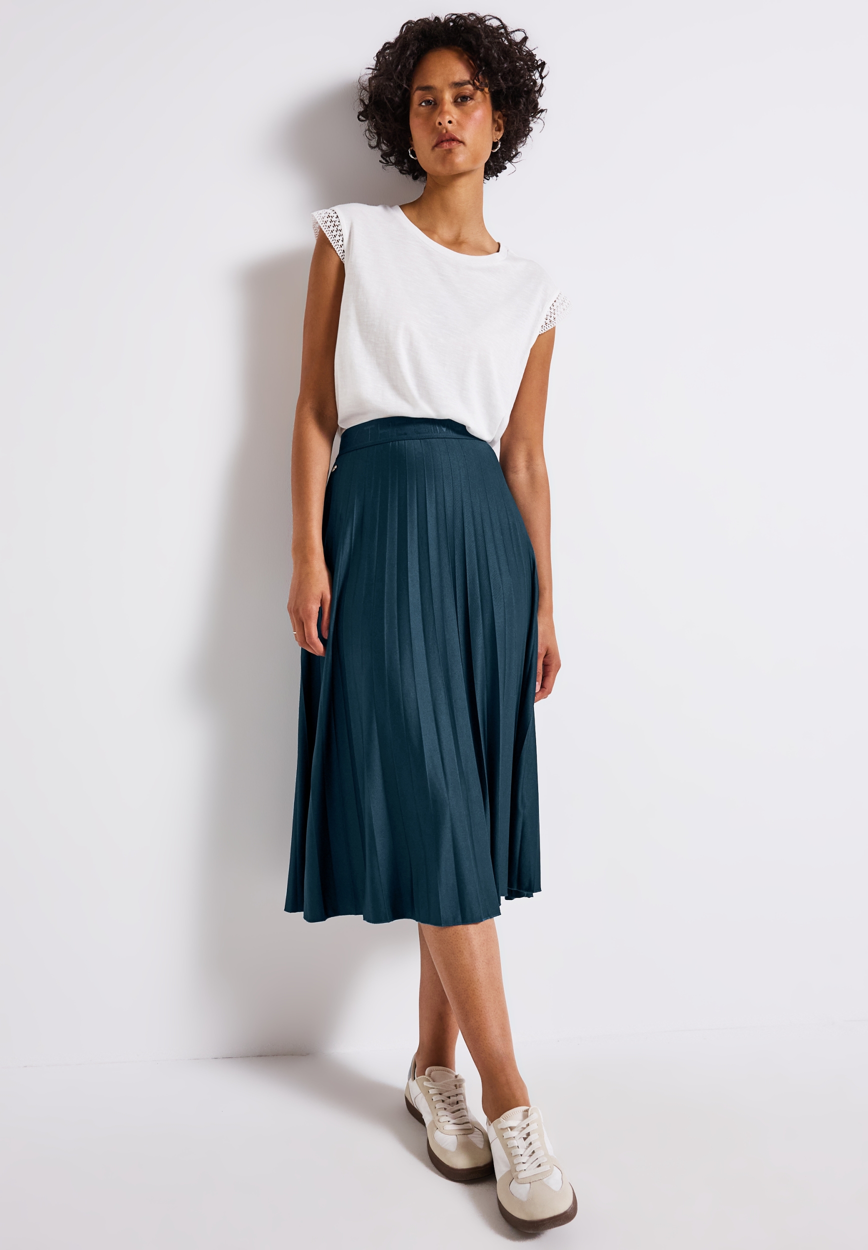 Midi skirt Plissée solid #5
