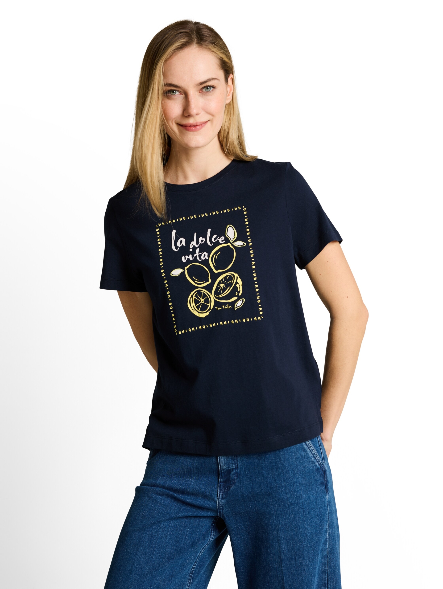 T-Shirt crew neck front print #5