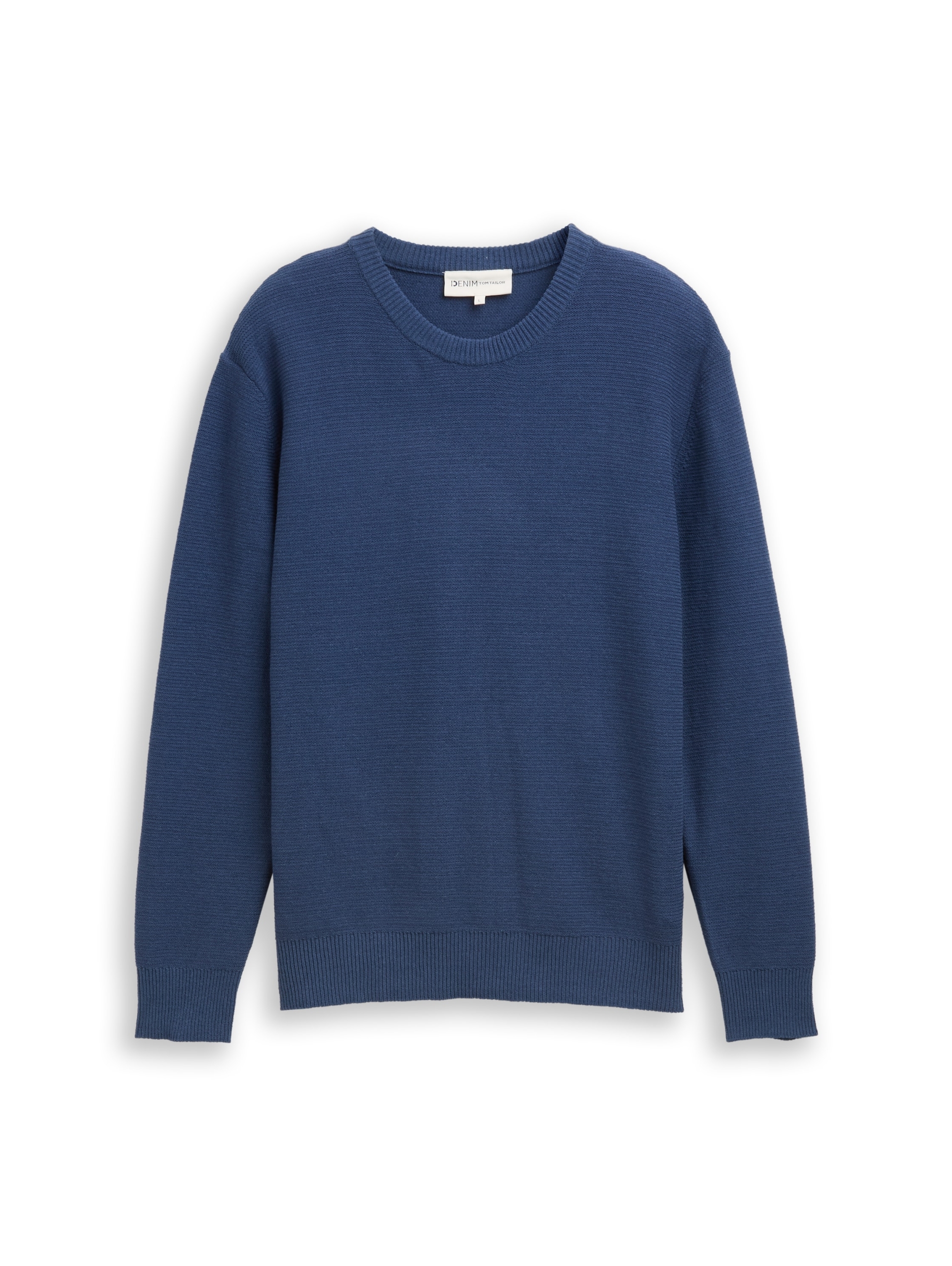 basic fine stripe crew neck kn #1