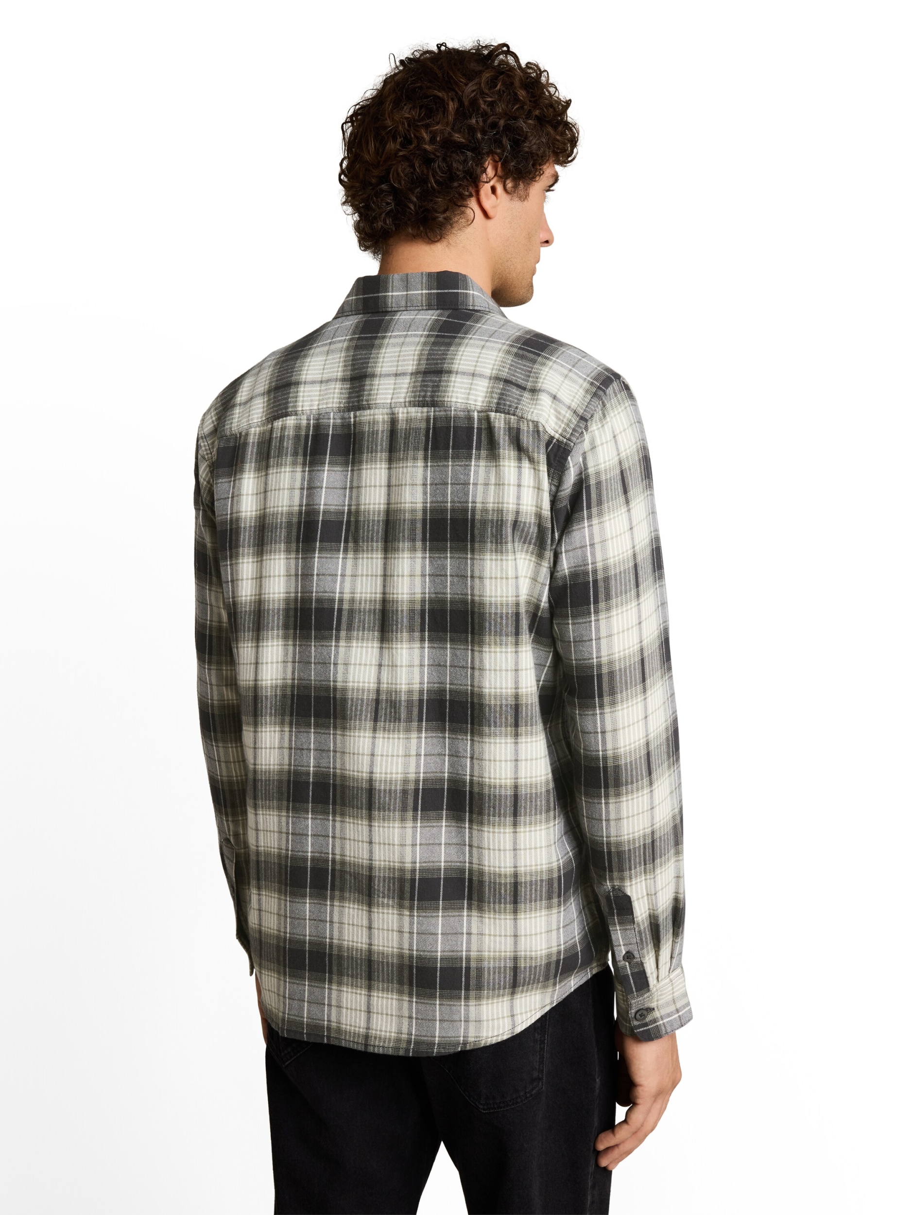 relaxed checked shirt #4