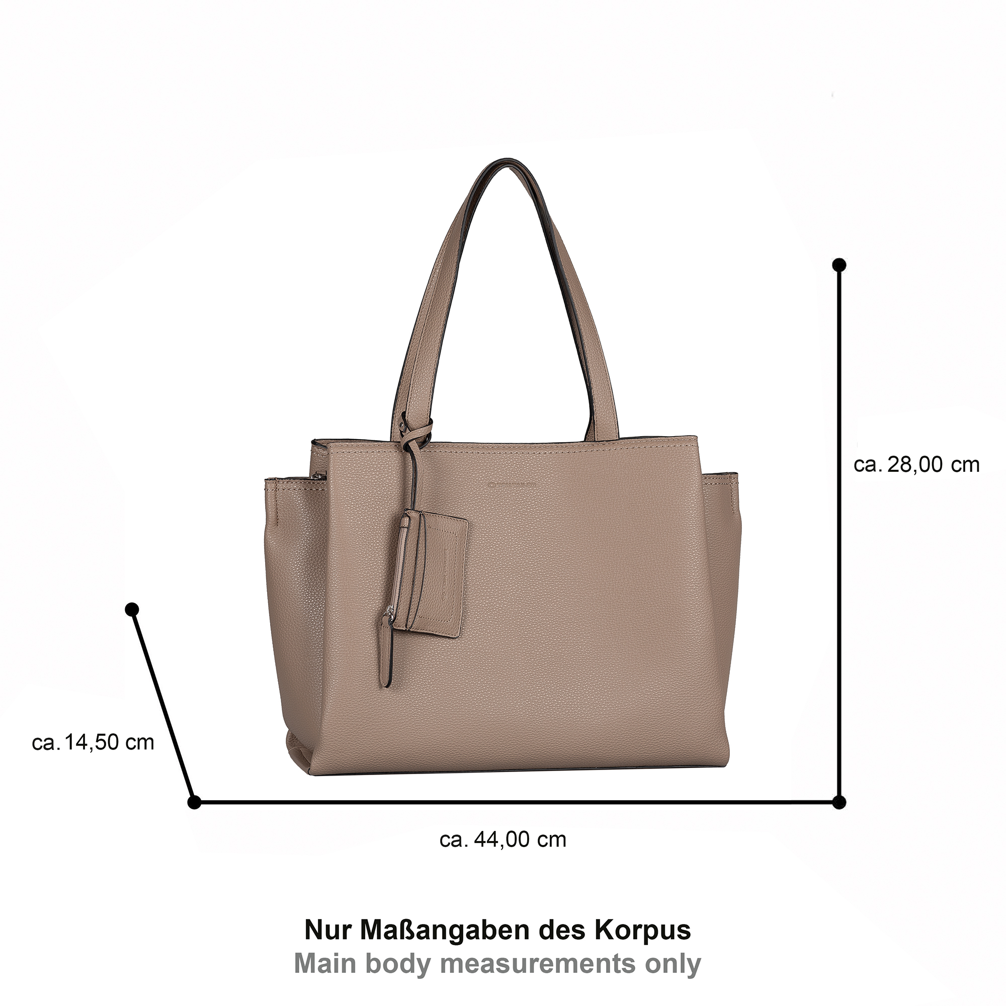 Mayan, Zip shopper L, taupe #5