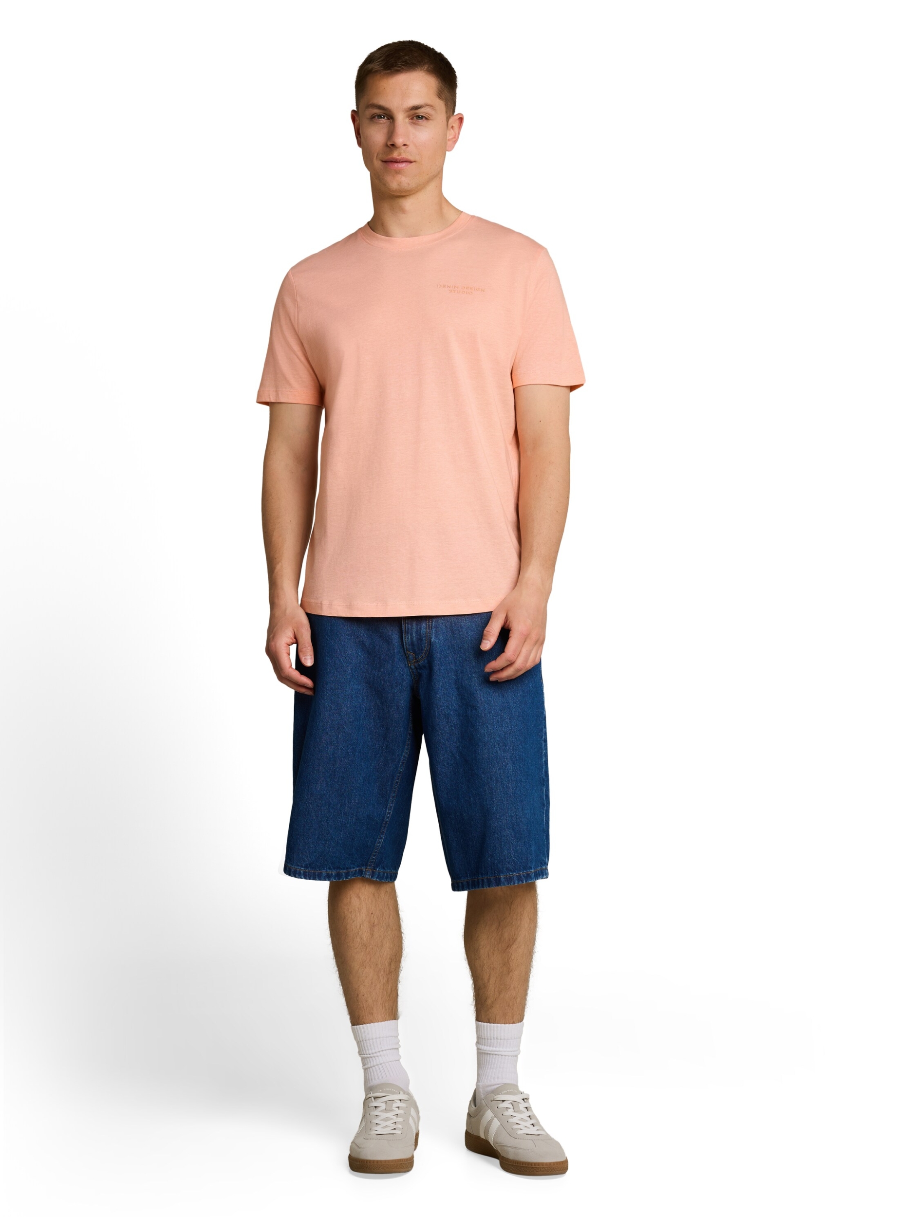 rounded hem finestripe t-shirt #3