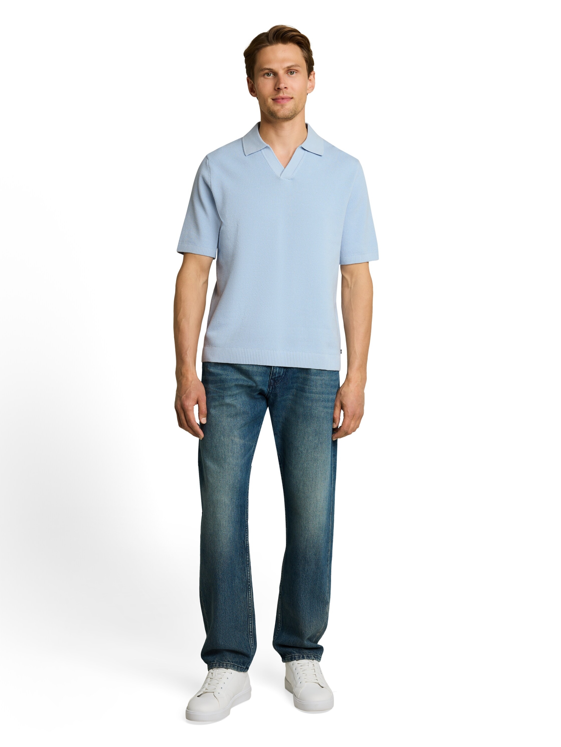 pique knit polo #3