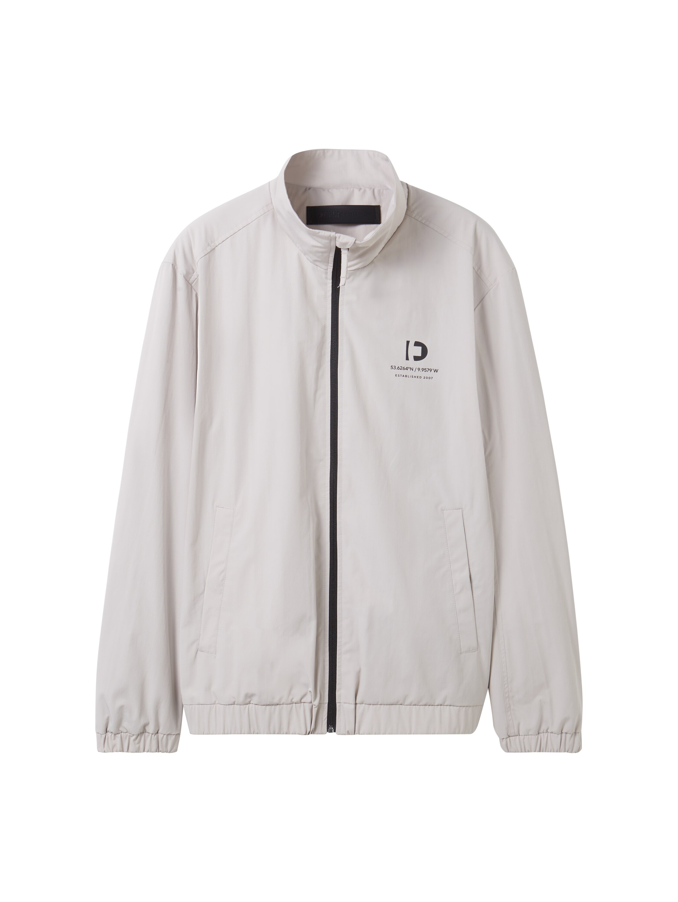 stand-up collar blouson