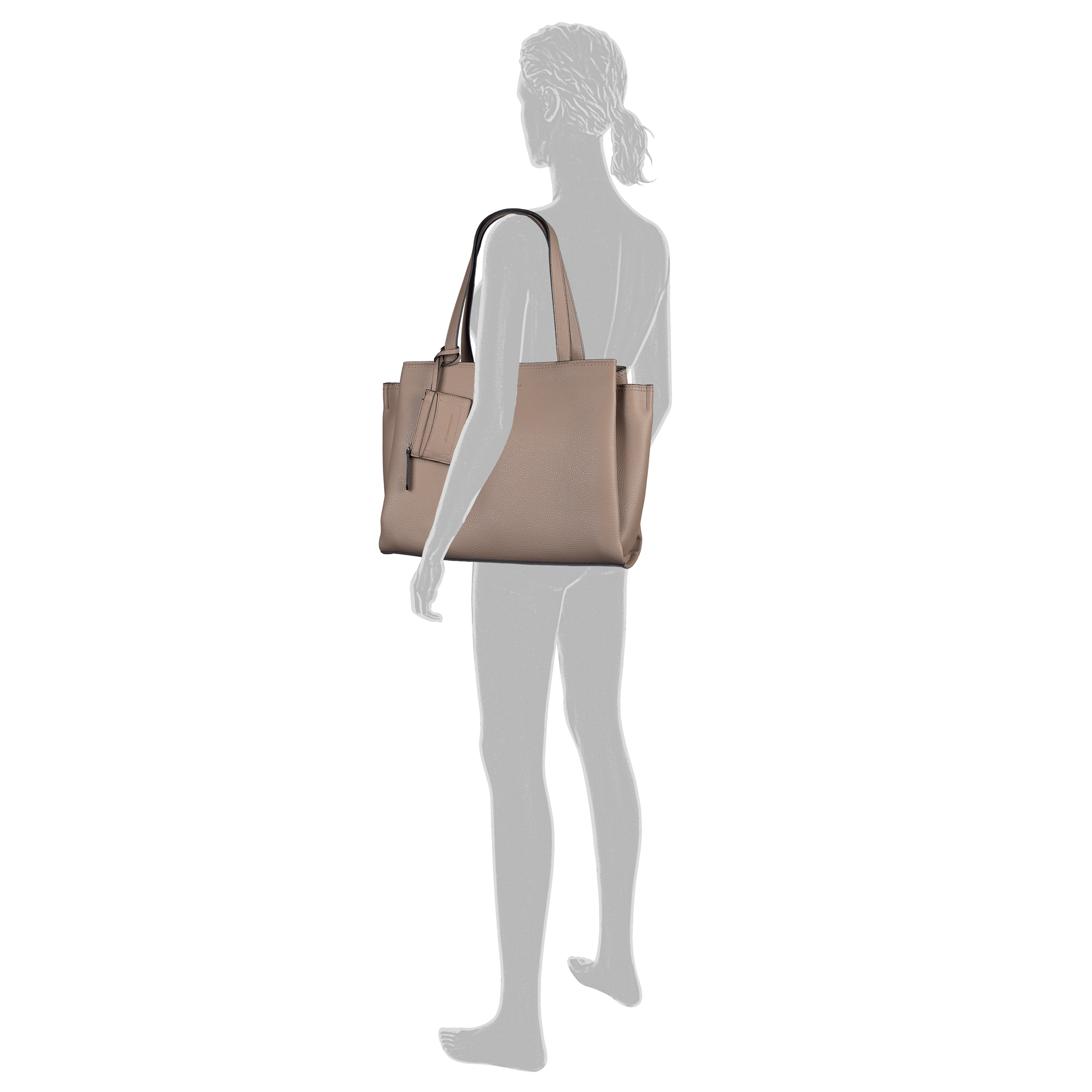 Mayan, Zip shopper L, taupe #4