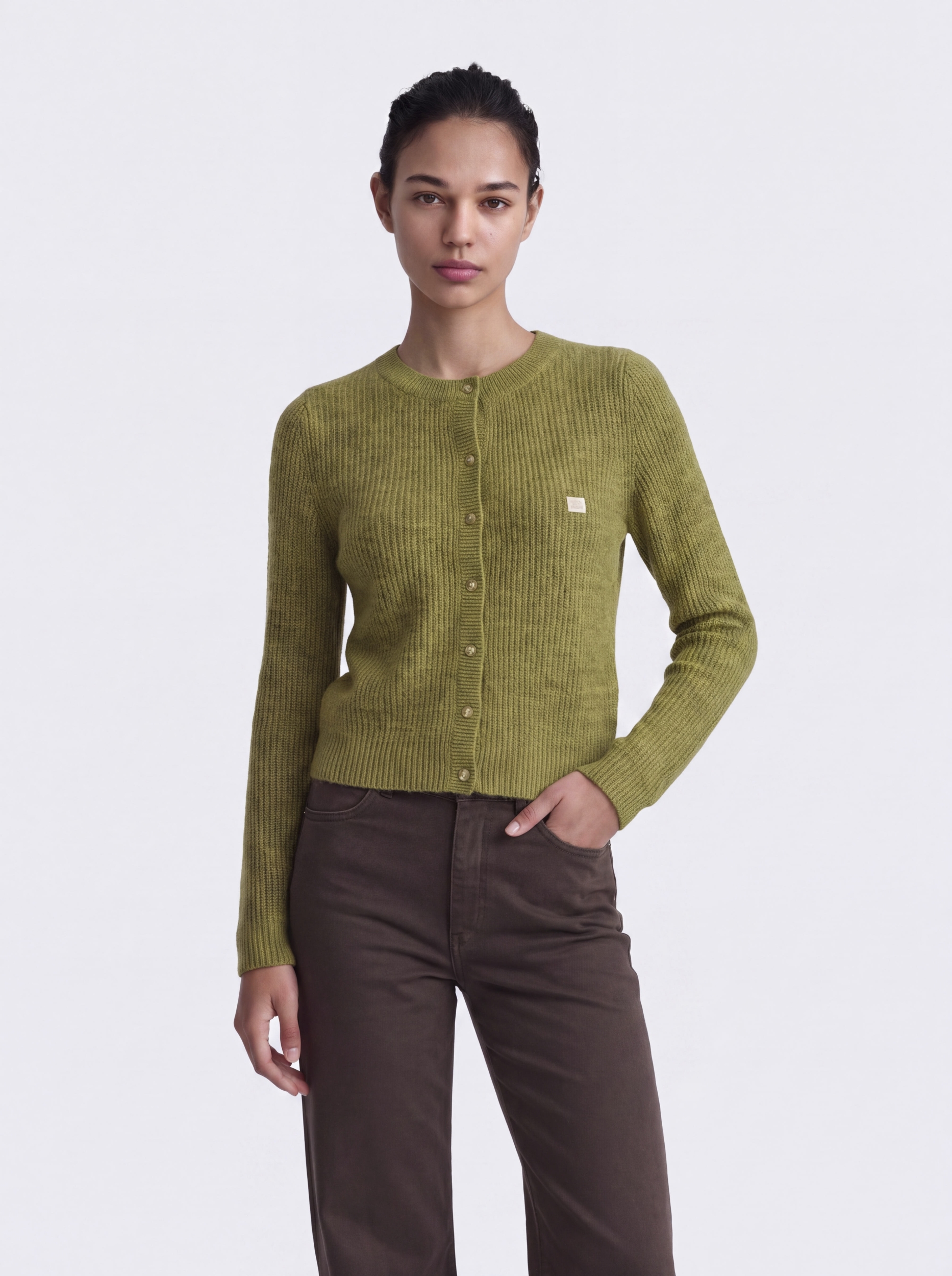 ONLVIGGA LS O-NECK BADGE CARDIGAN KNT #5