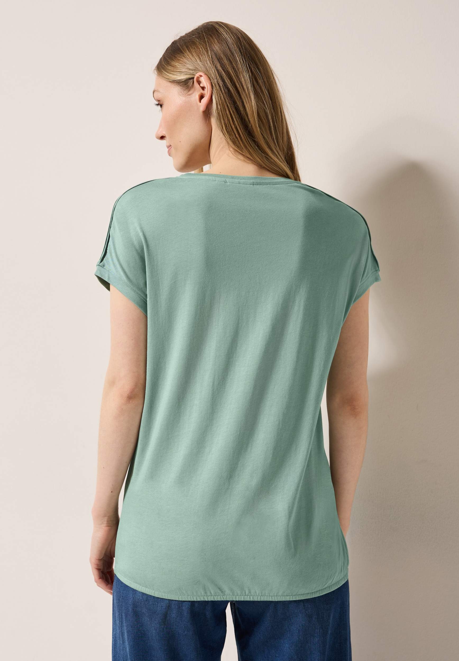 NOS Solid Deco Shoulder Shirt #4