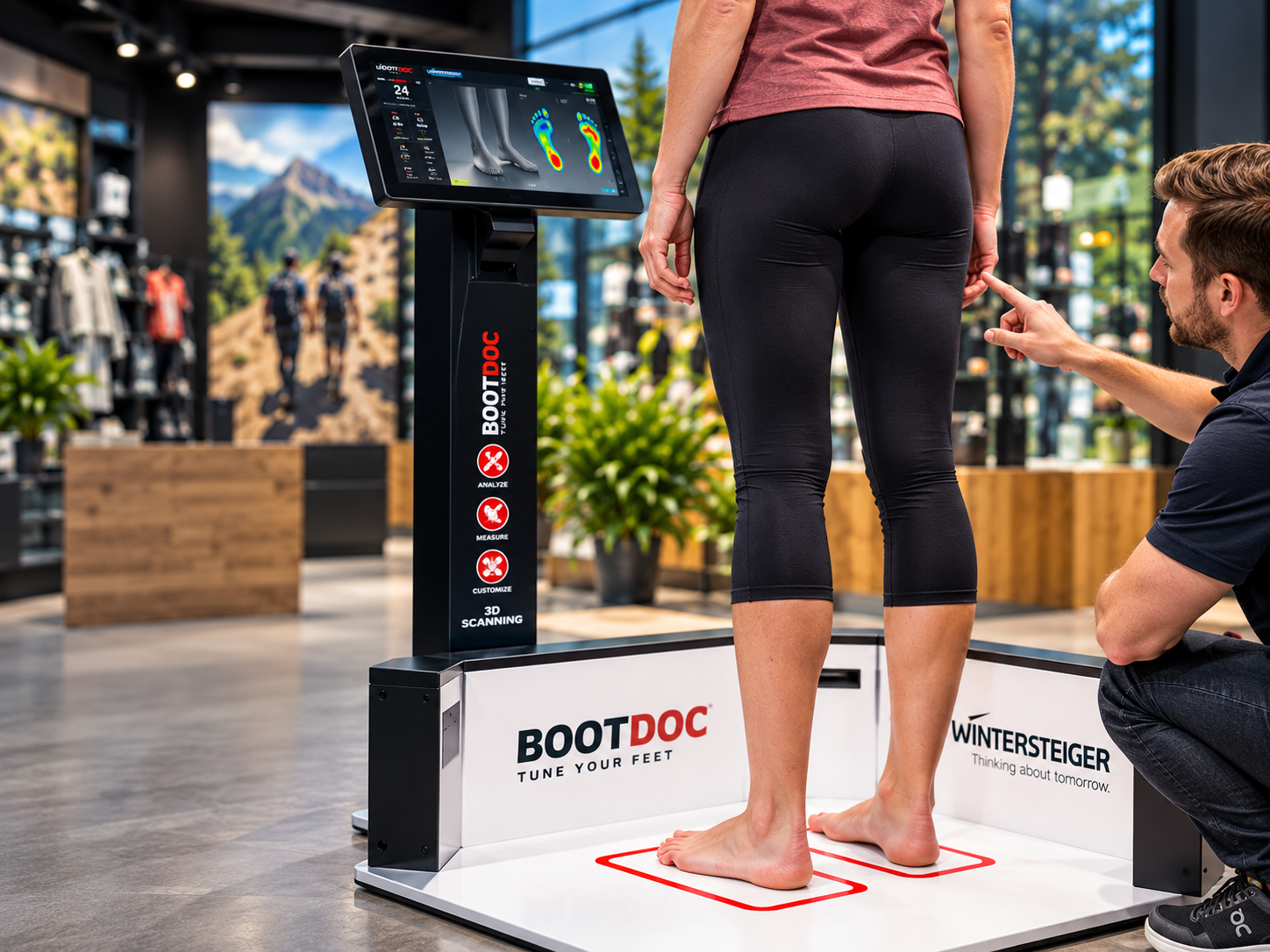 3D Fußscan bei Sport Zöls