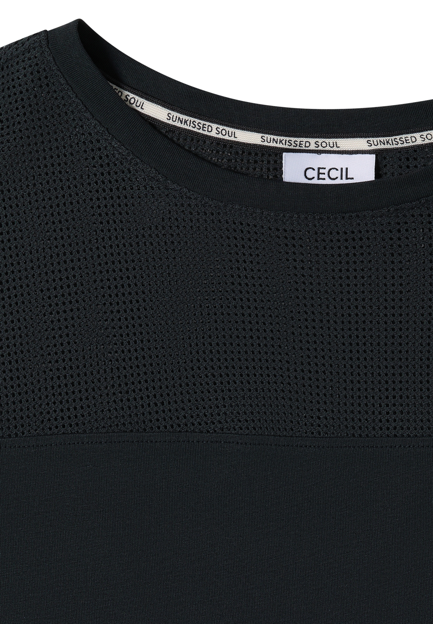 TOS Solid Mesh Insert T-Shirt #2