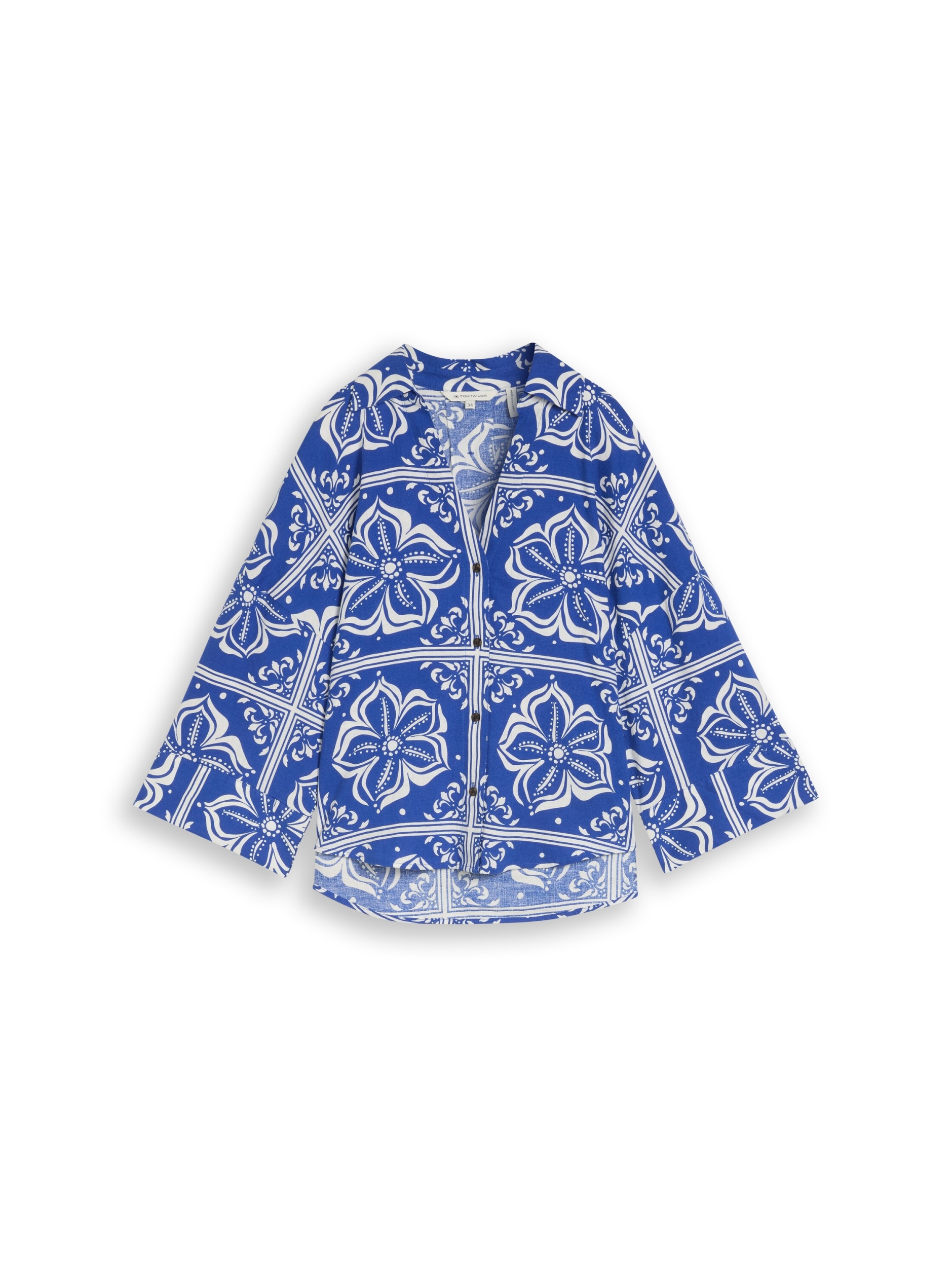 blouse loose fit with linen #1