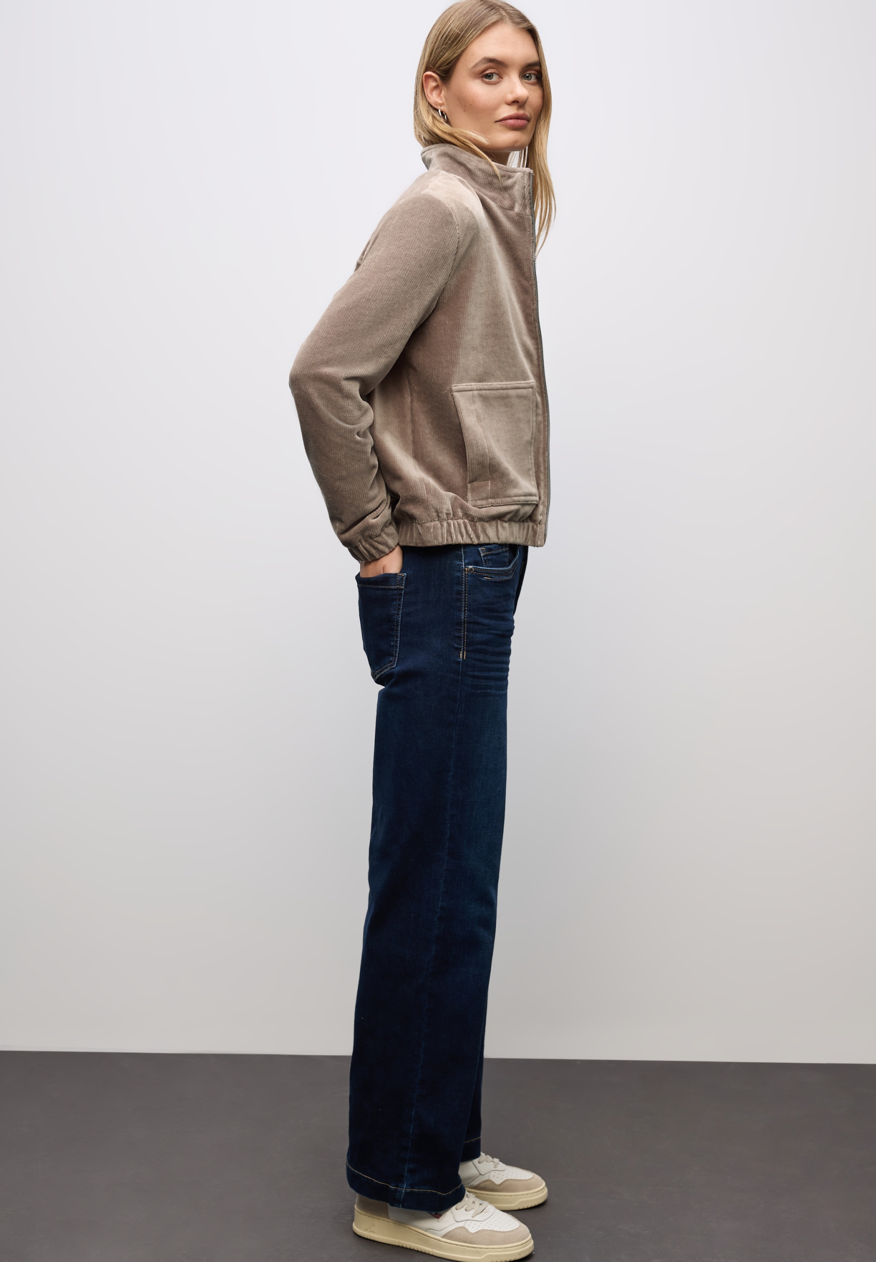 P_LTD QR Zip Jacket Corduroy J #5