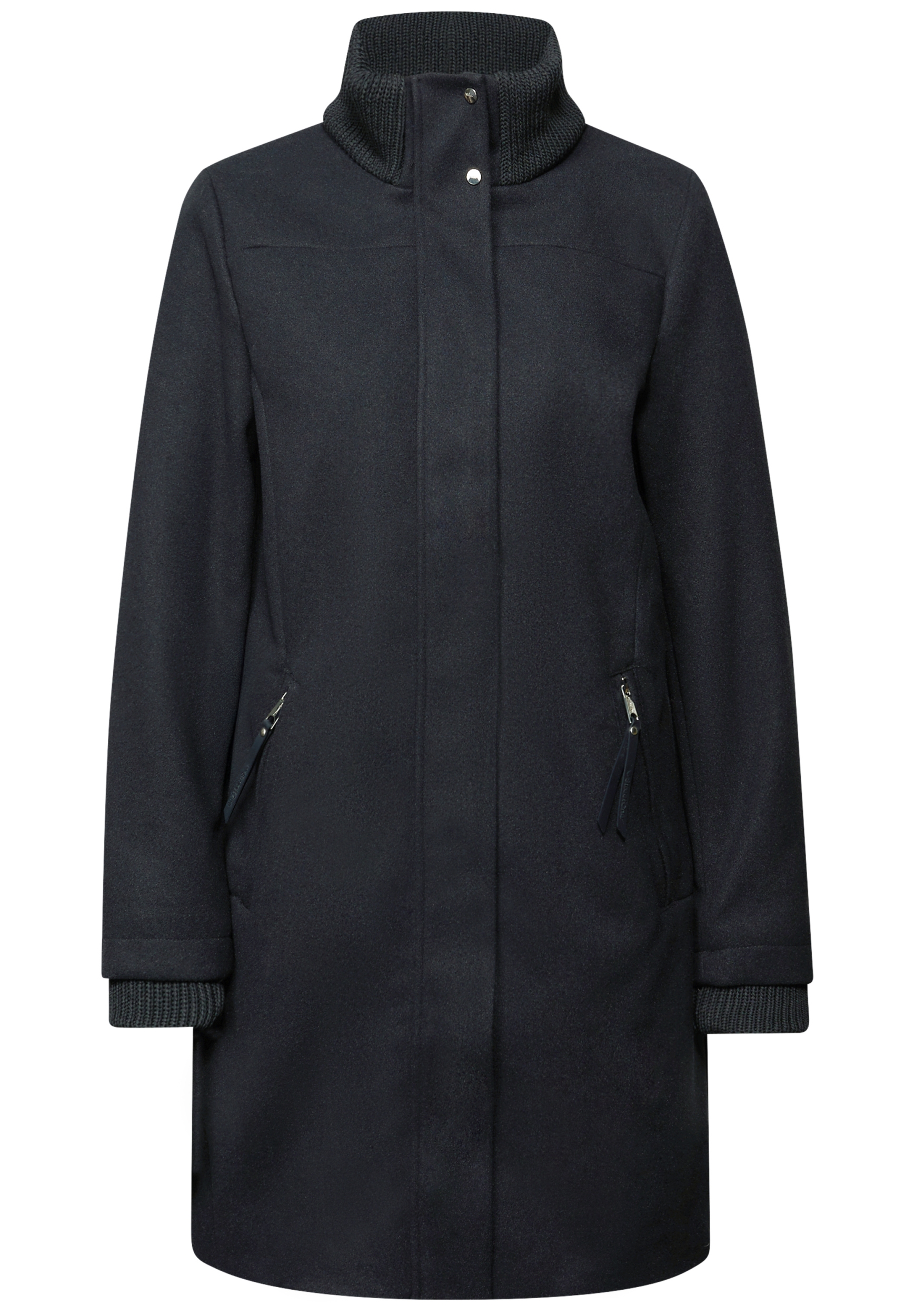 LTD QR Coat w. Knit Details #1