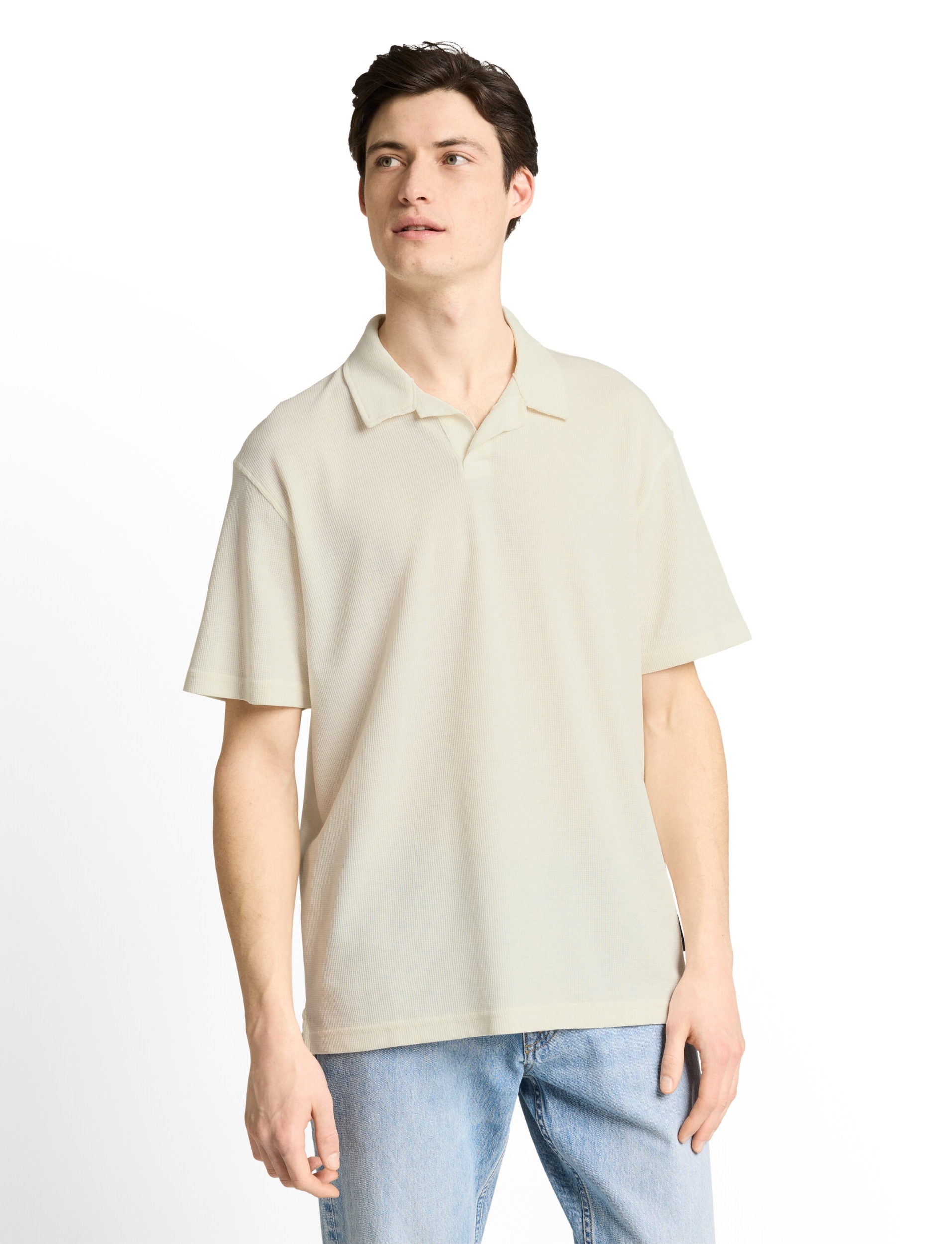 relaxed structured polo #6