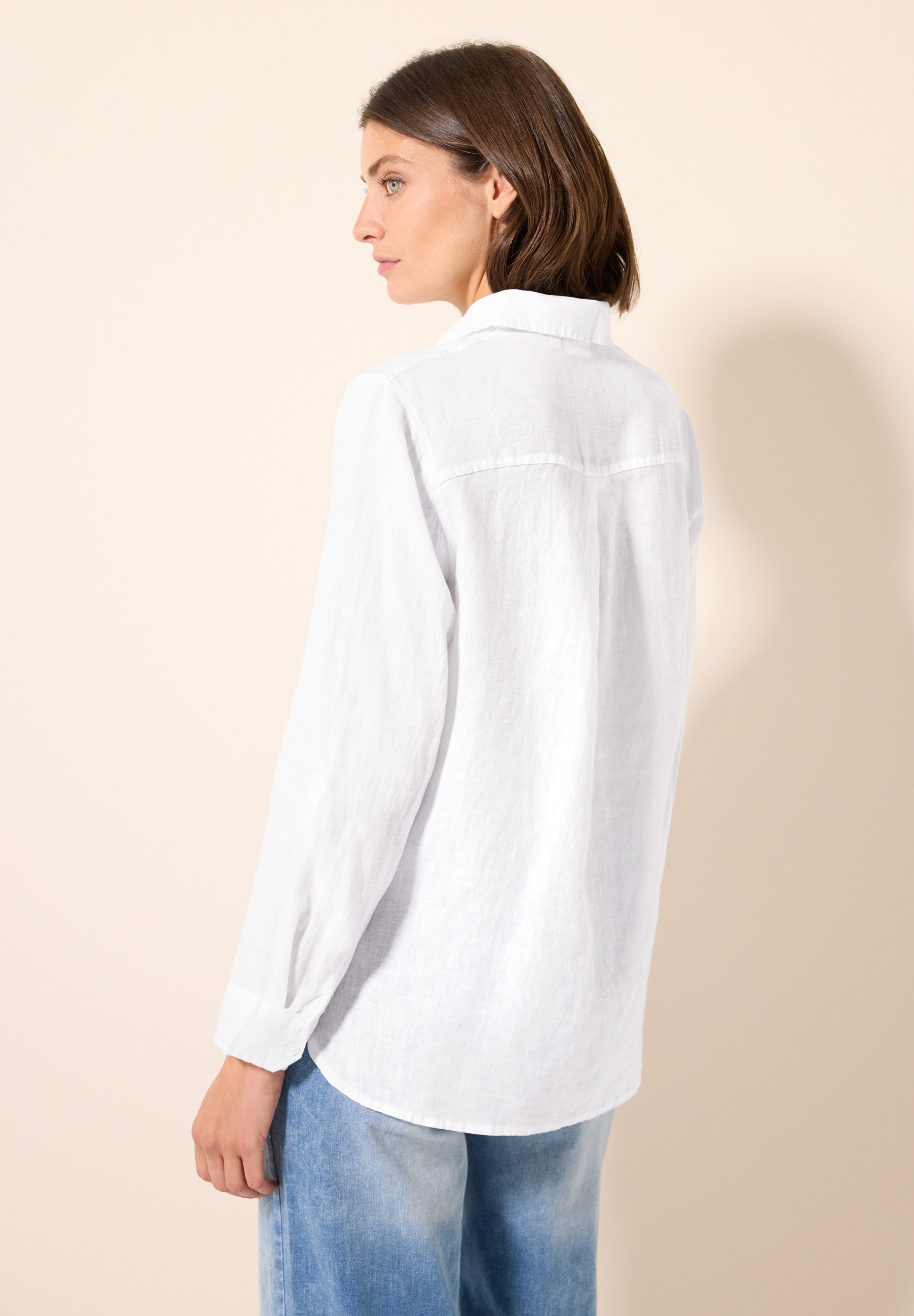 LINEN_ Solid Shirt Blouse #4