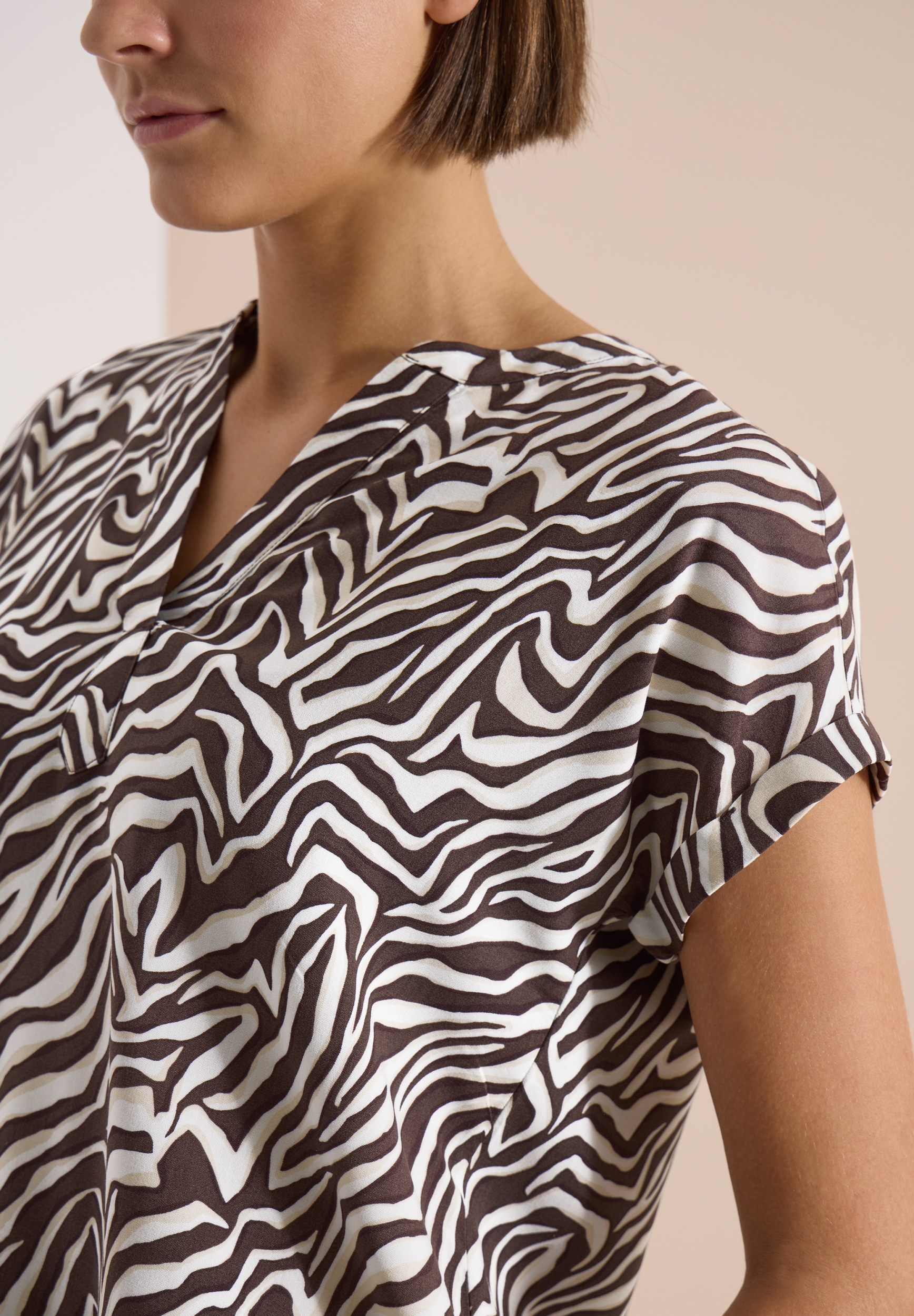 EOS_small zebra Printed Blouse #7