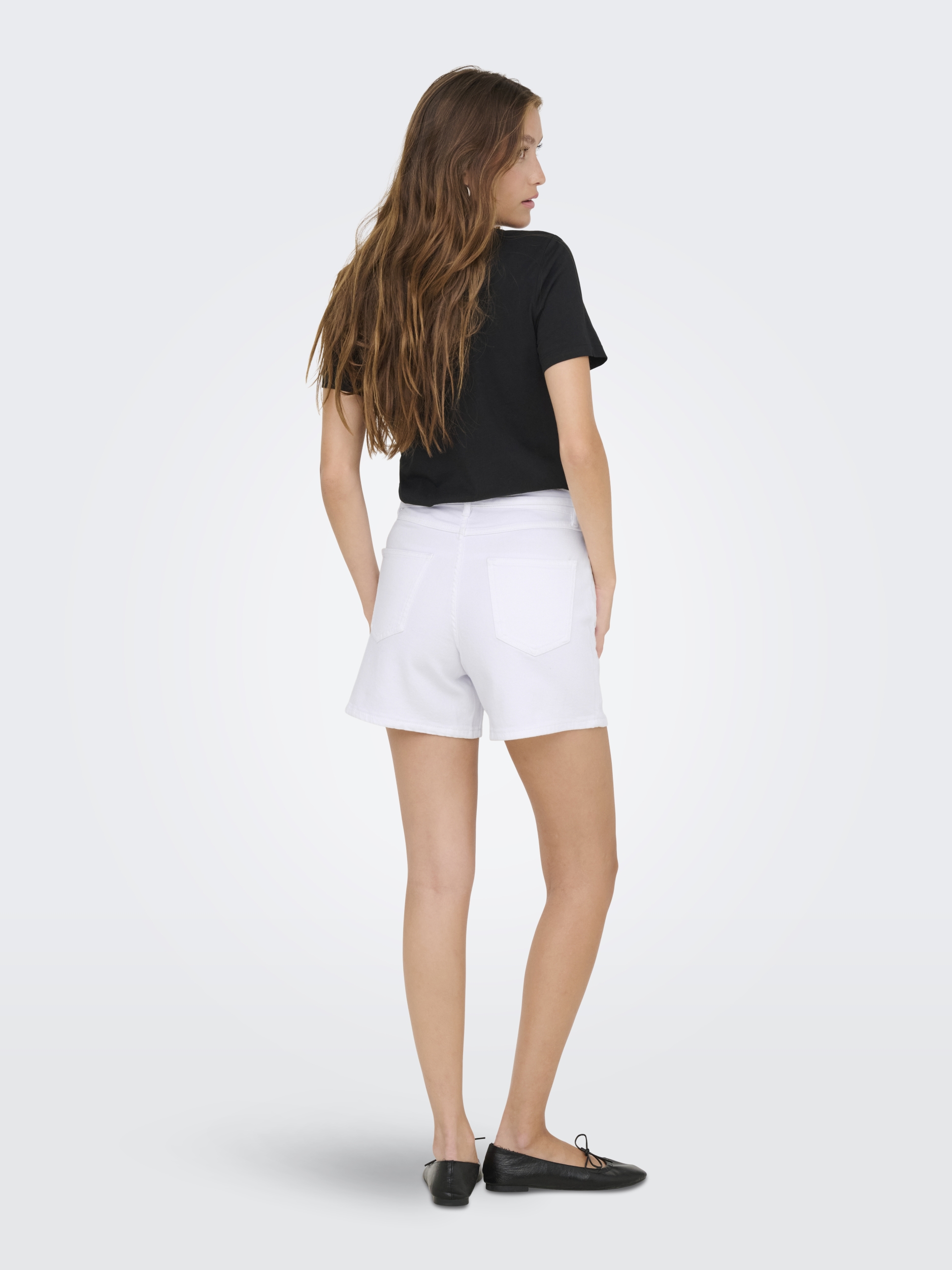 ONLGIANNA MW BELTED SHORTS AZG DNMNOOS #3