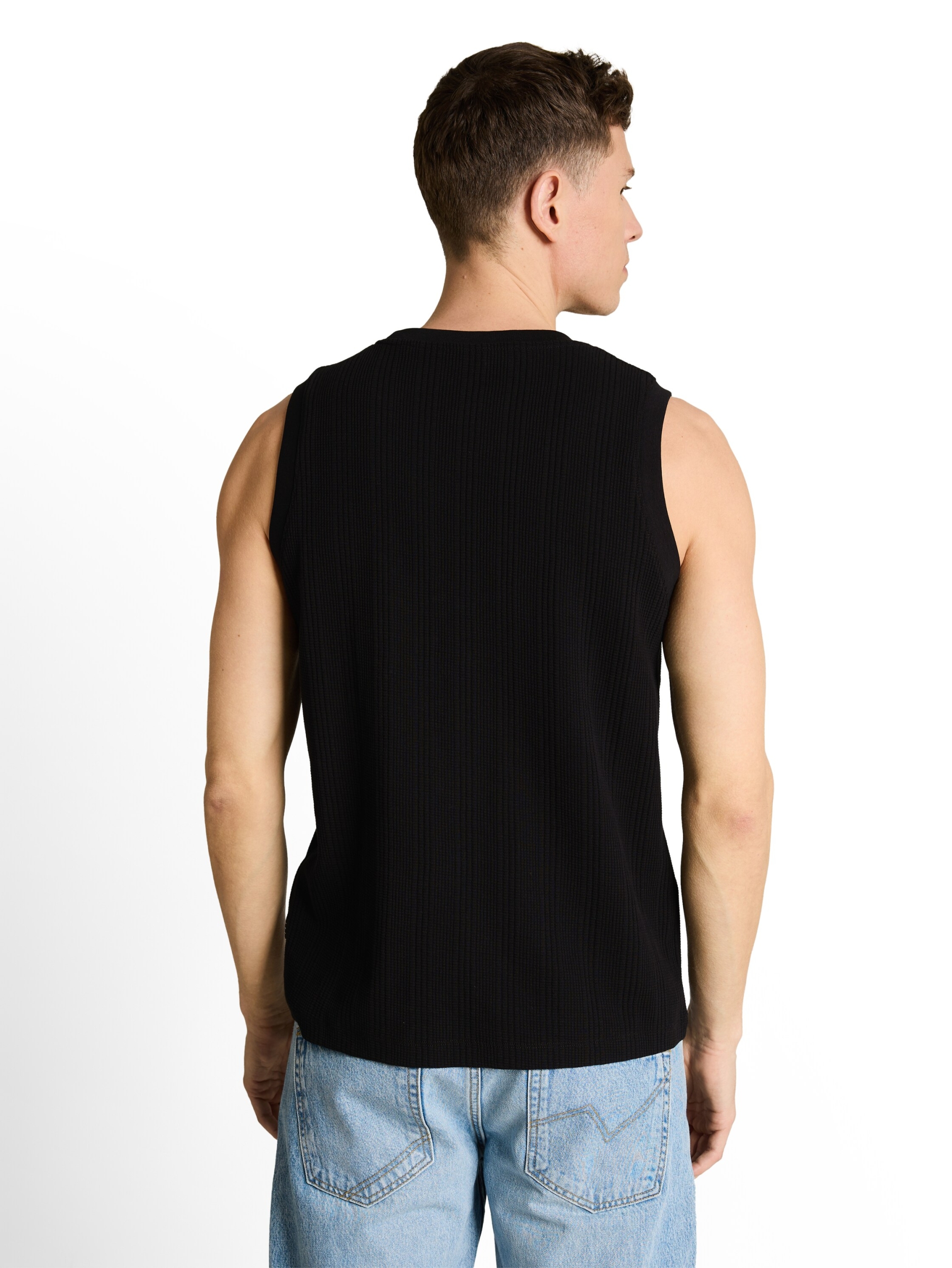 relaxed structured tank top #4