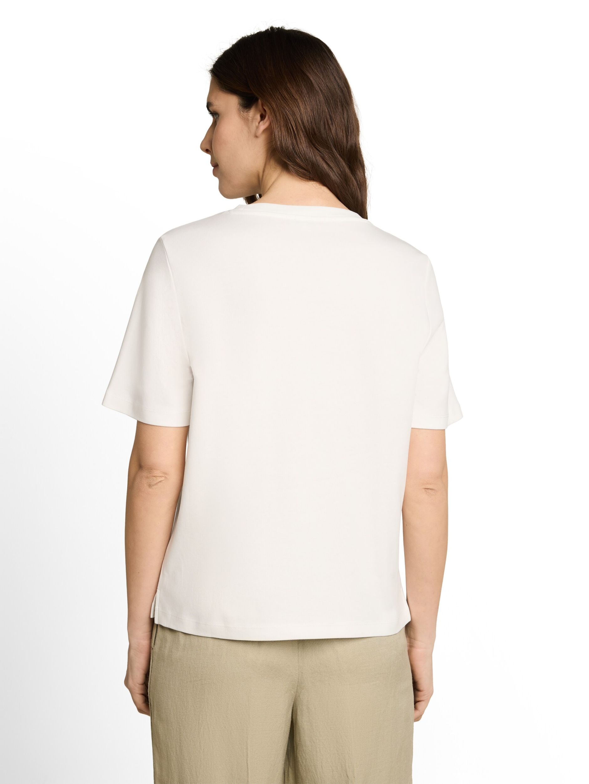 T-Shirt crew neck crochet deta #4