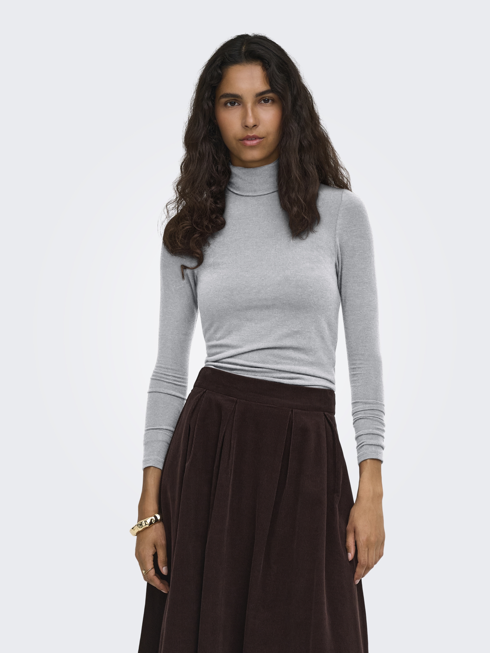 ONLGLAMOUR L/S ROLL-NECK TOP JRS NOOS #3