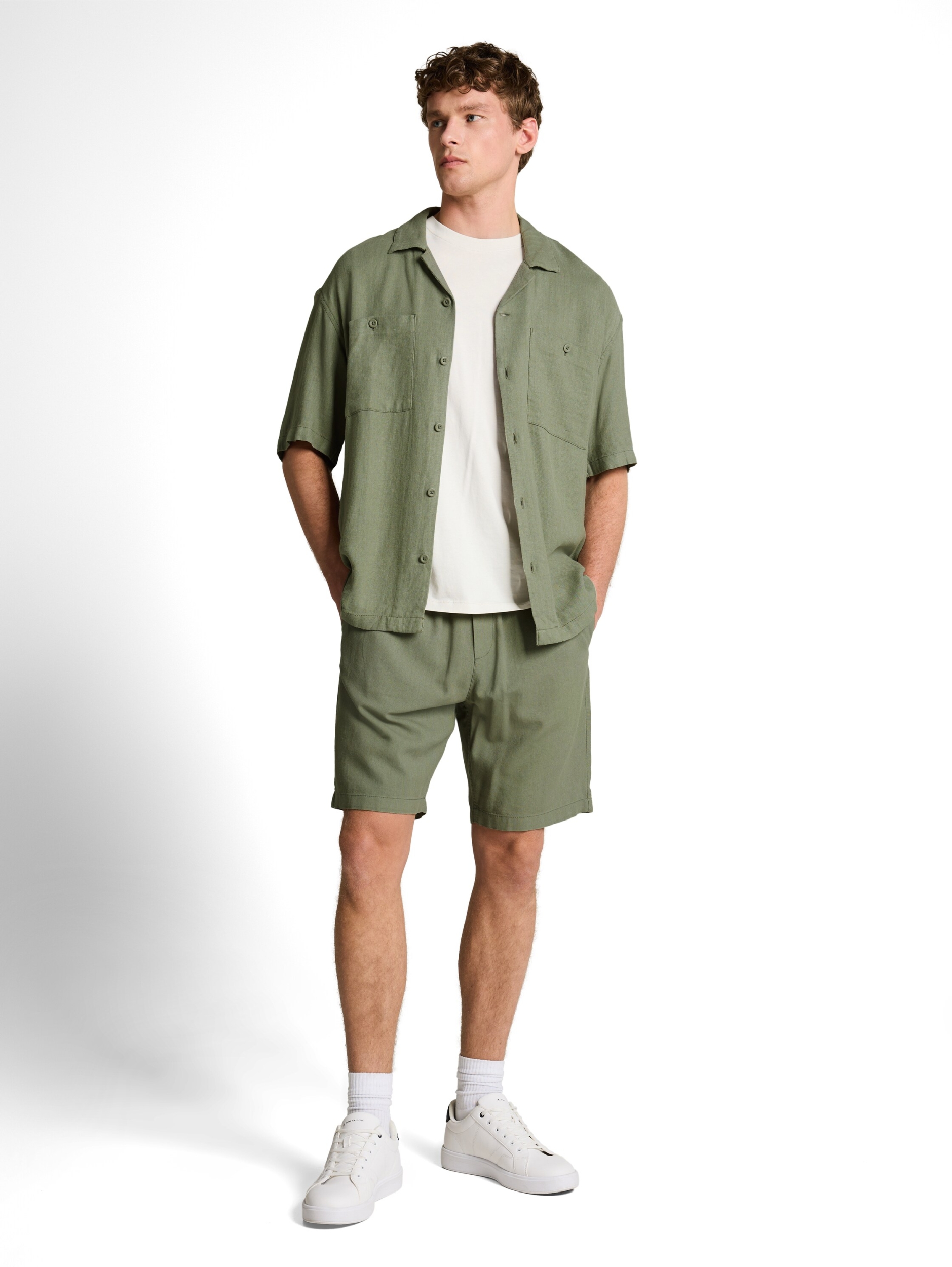 relaxed viscose linen beach sh #5